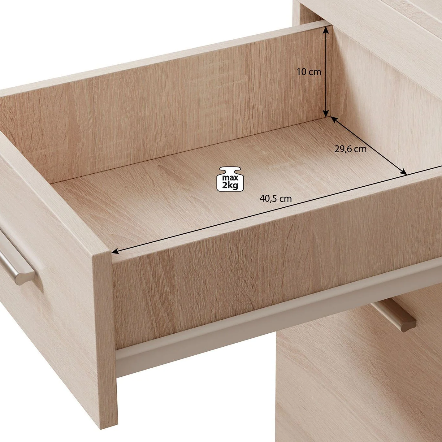 Acta - Bureau - Eiken - 145x66 cm - Image 6