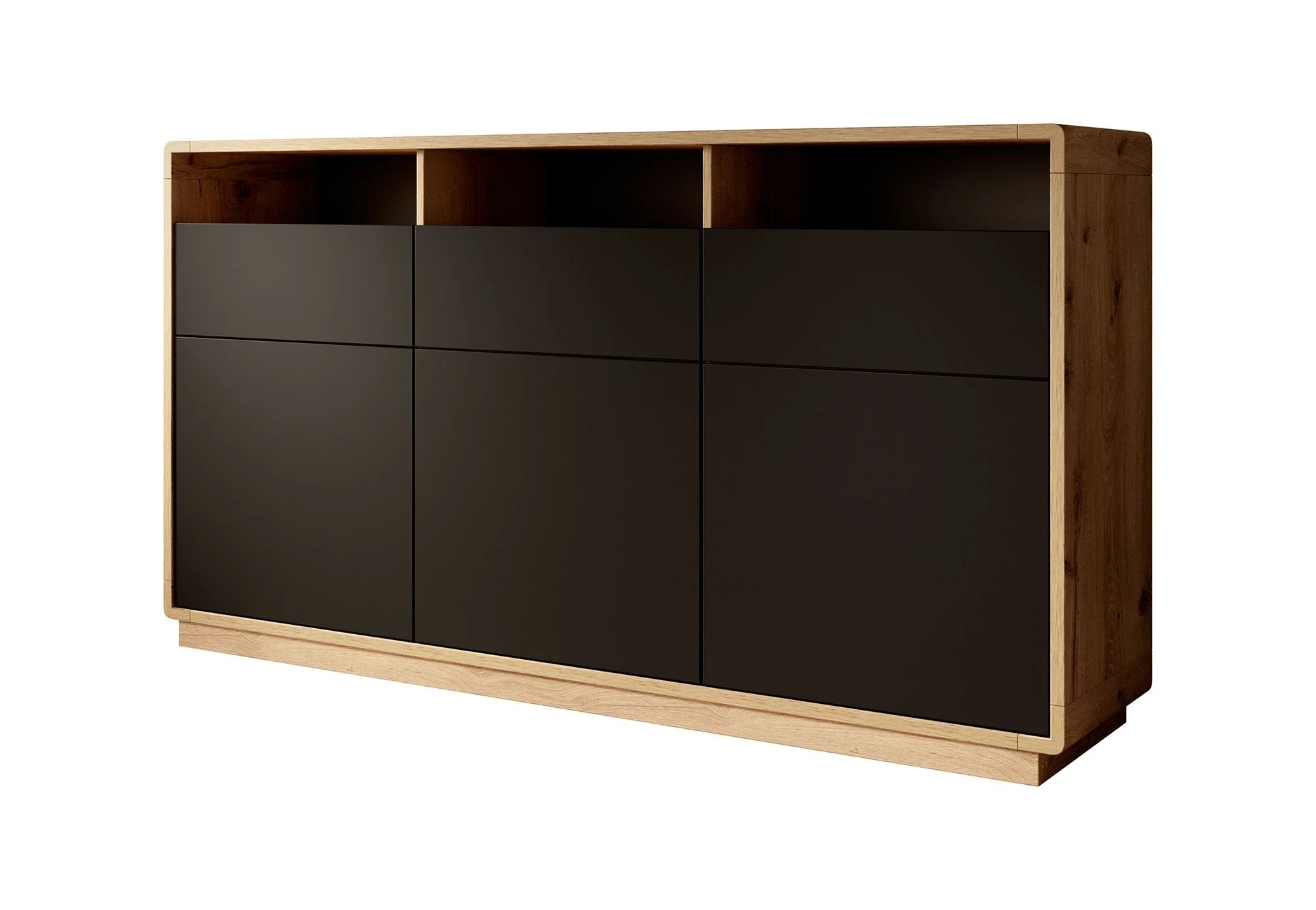 Acuna - Dressoir - Zwart/eiken - 180x40x96 cm - Image 7