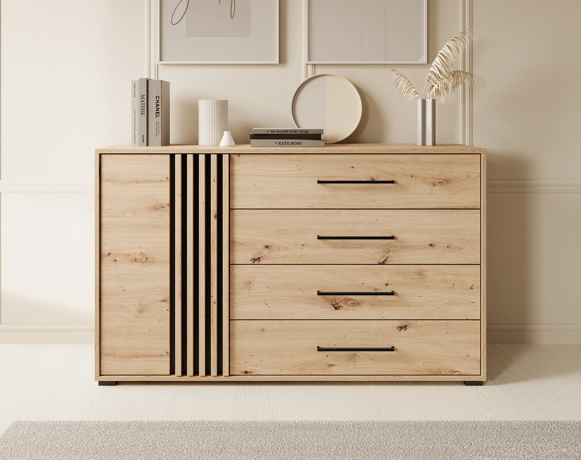 Adyson - Dressoir - Eiken - 138x40x82 cm - Image 2