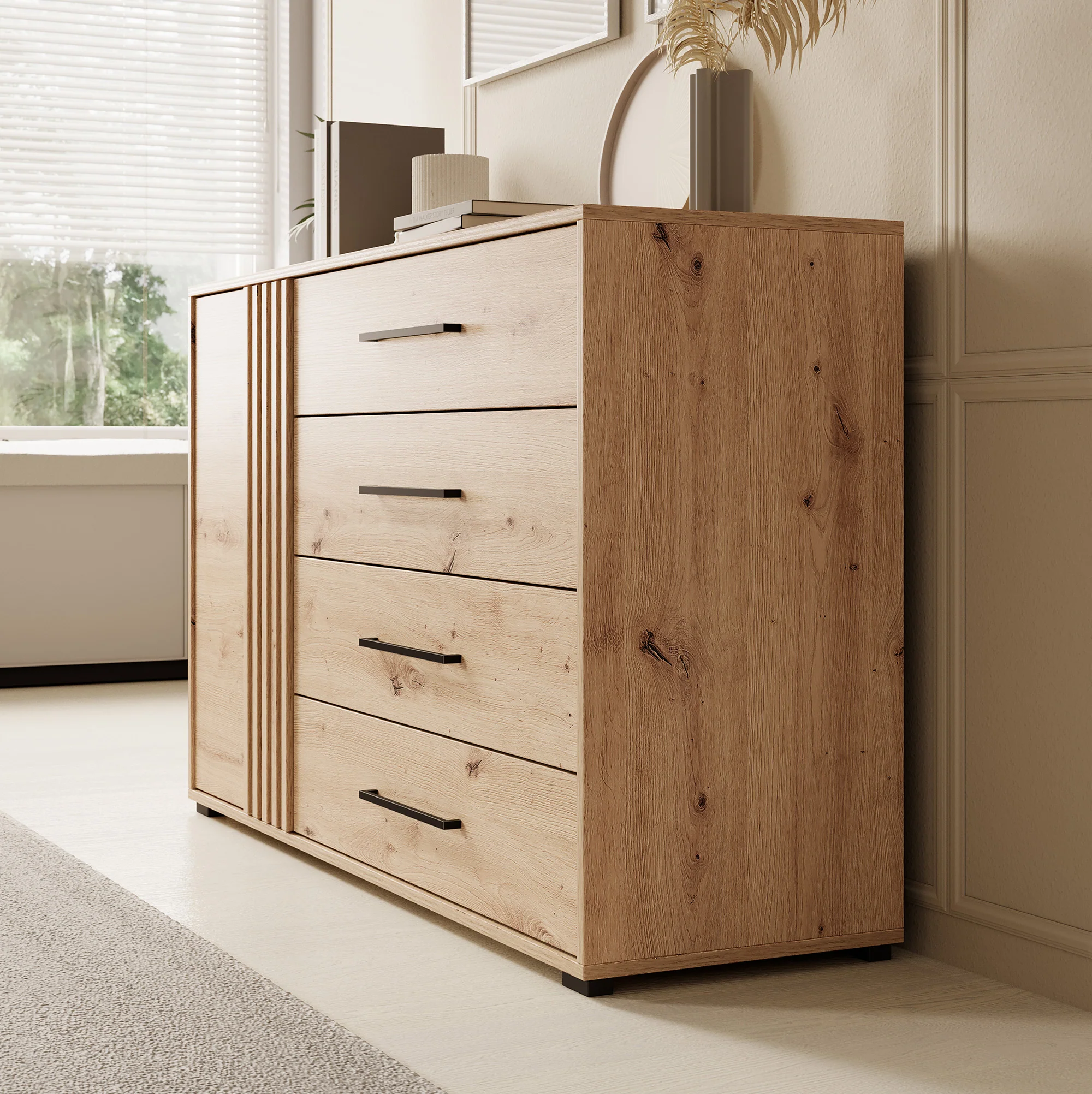 Adyson - Dressoir - Eiken - 138x40x82 cm - Image 4