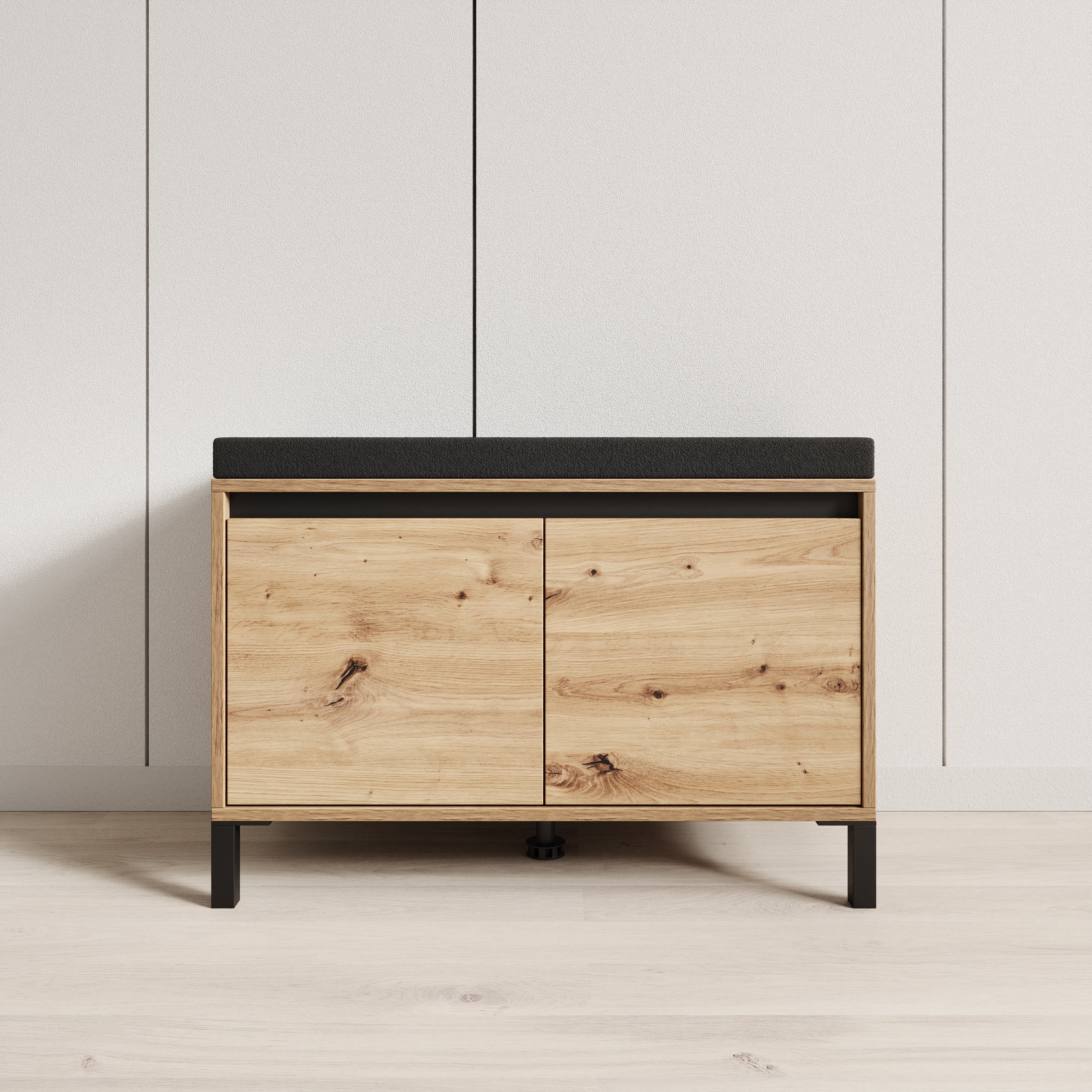 Alessa - Schoenenkast - Eiken - 80x40x57 cm - Image 3