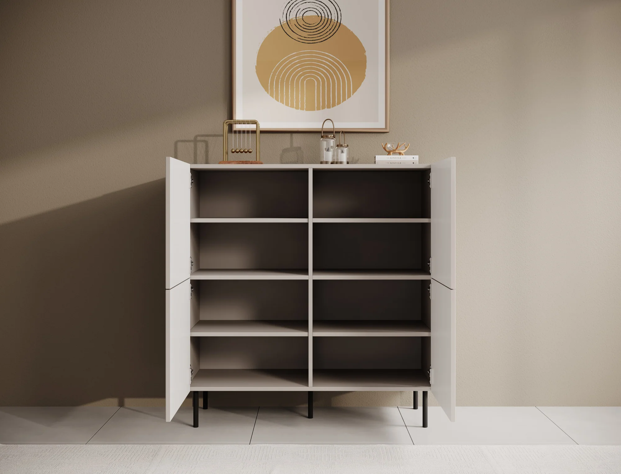 Alex - Dressoir - Beige - 101x42x106 cm - Image 3