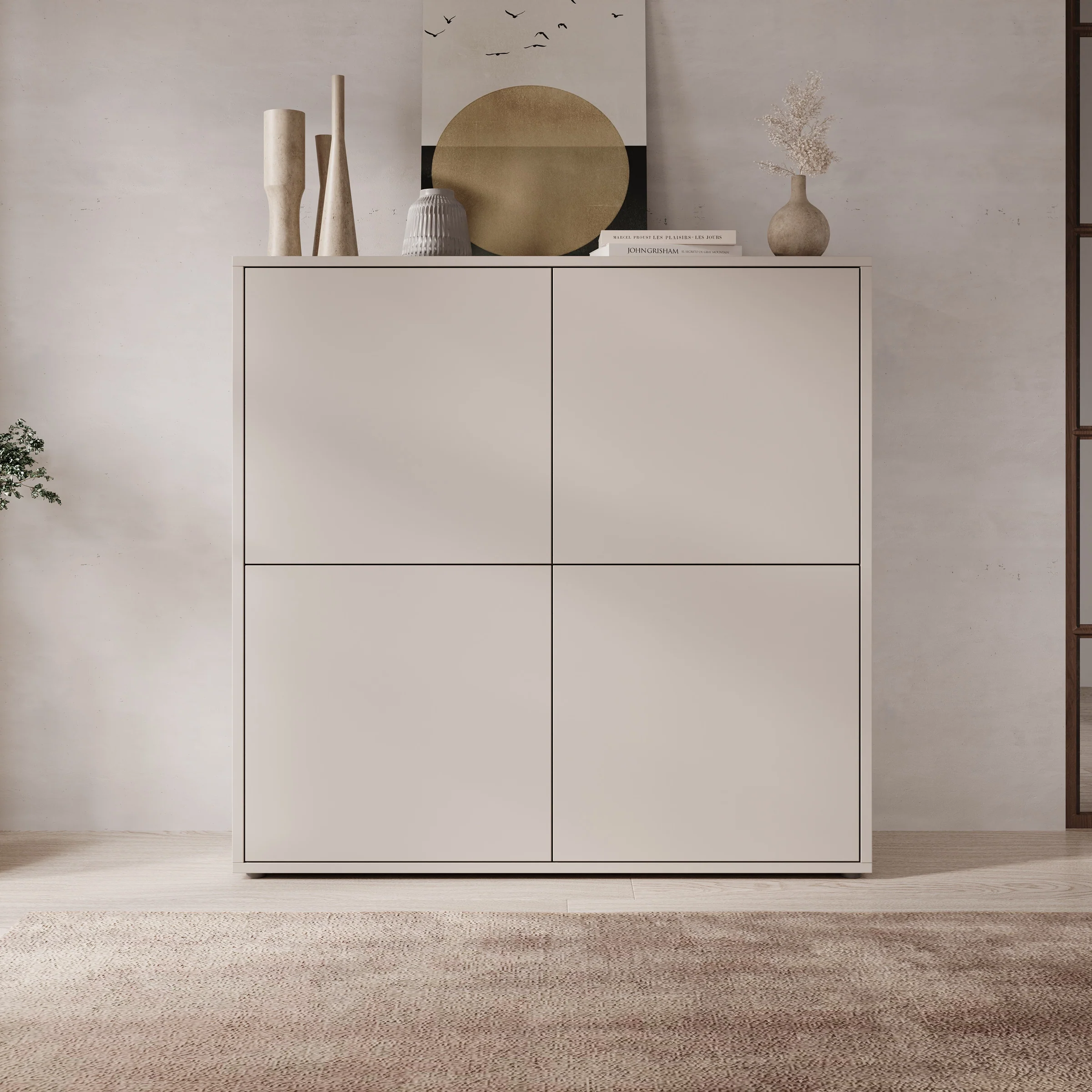 Amber - Dressoir - Beige - 125x35x122 cm - Image 3