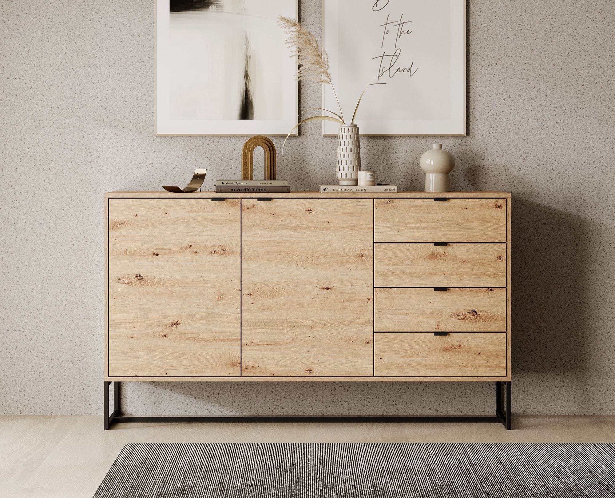 Amore - Dressoir - Eiken - 153x39x89 cm - Image 2