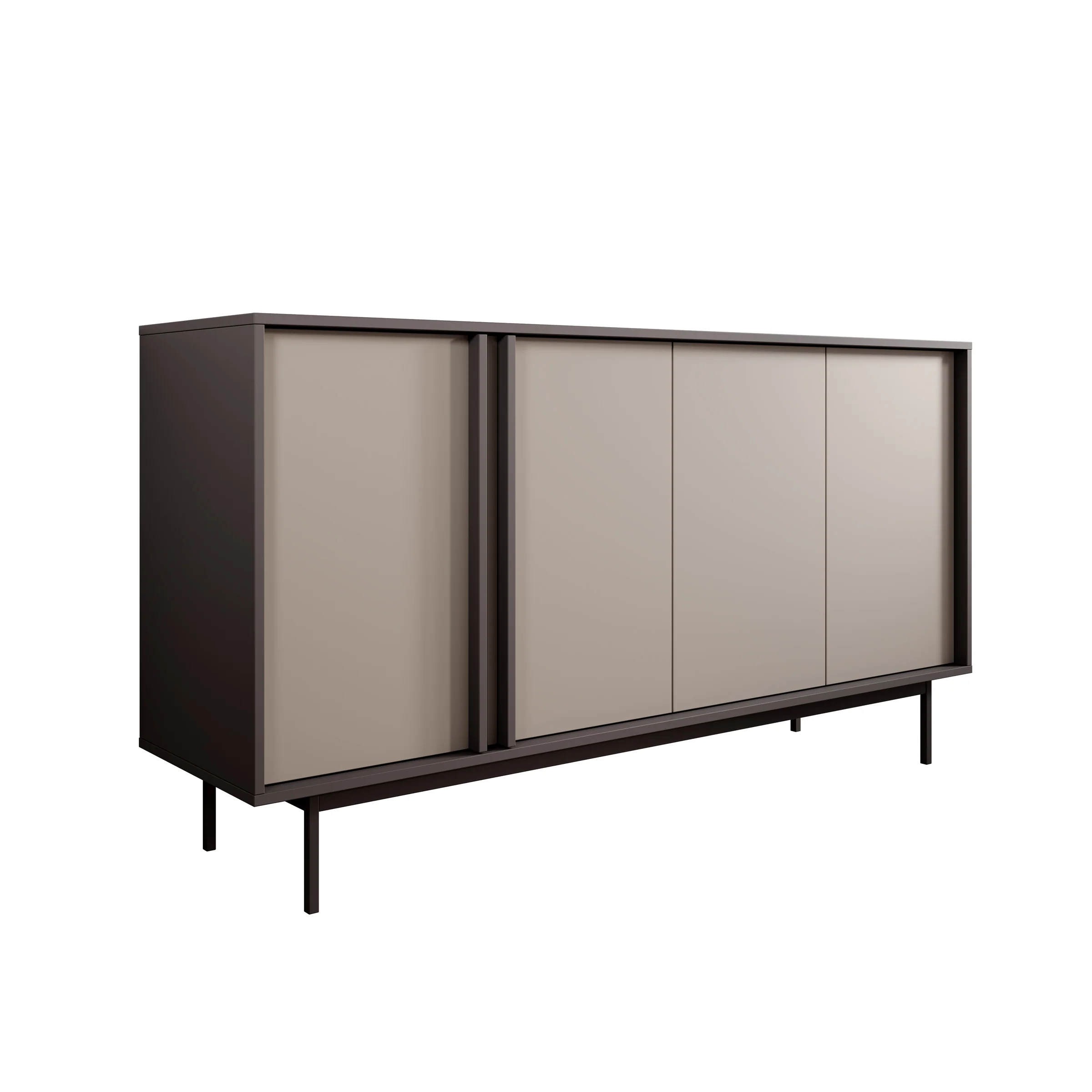 Antigo - Dressoir - Beige/Antraciet - 163x43x87 cm - Image 7