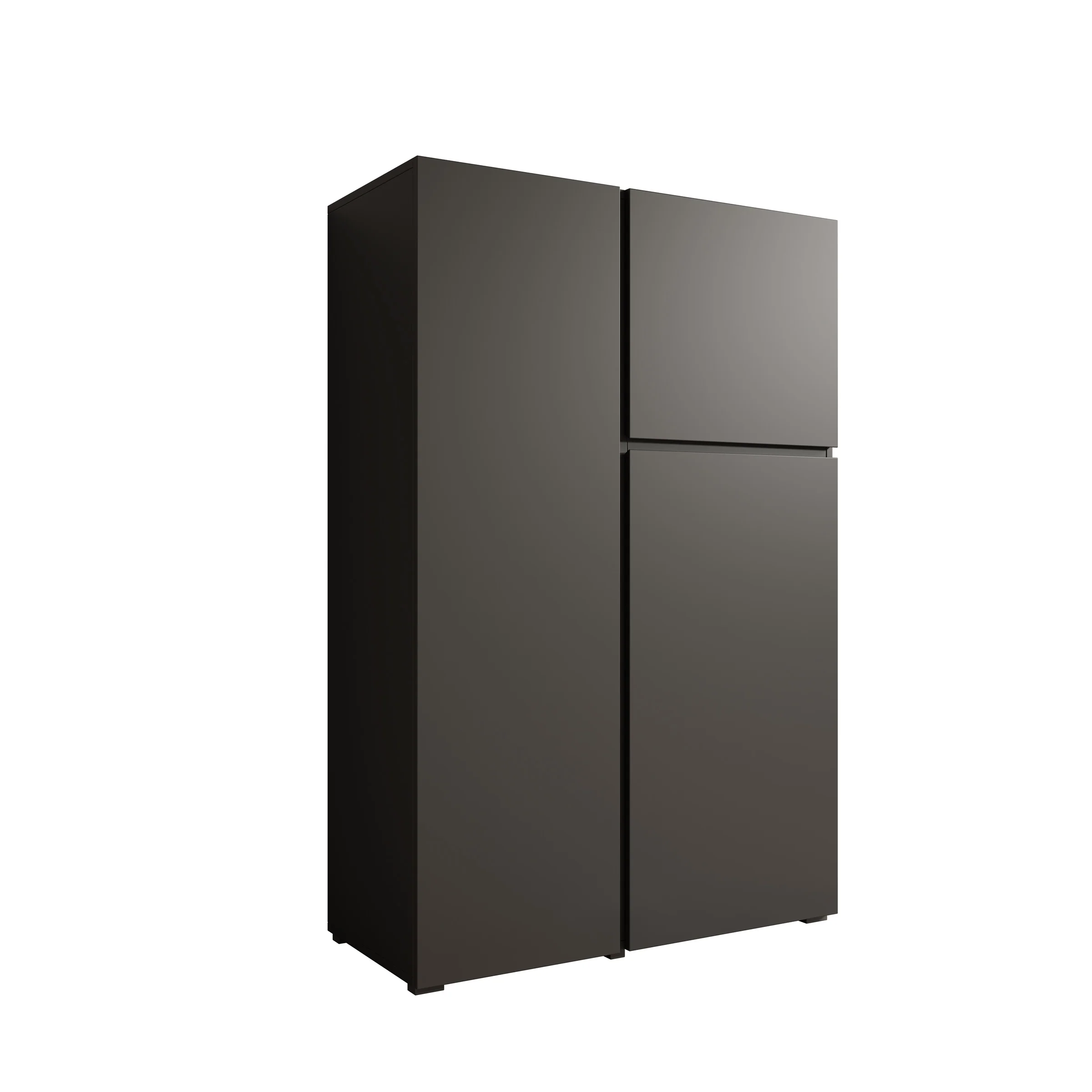 Aroji - Vitrinekast - Zwart - 92x40x139 cm - Image 7