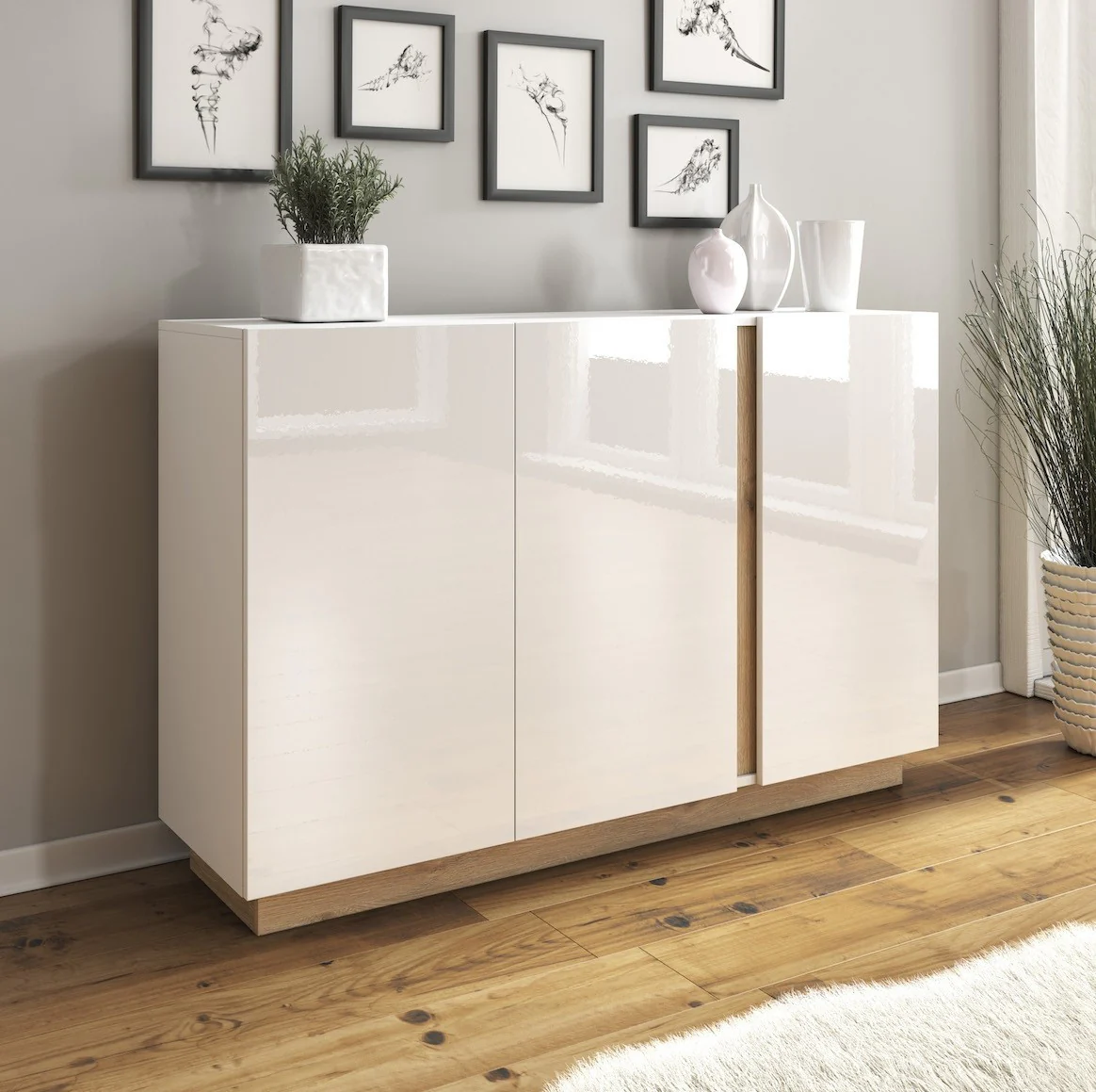 Ashley 2 - Woonkamer - Wit/eiken - Image 5