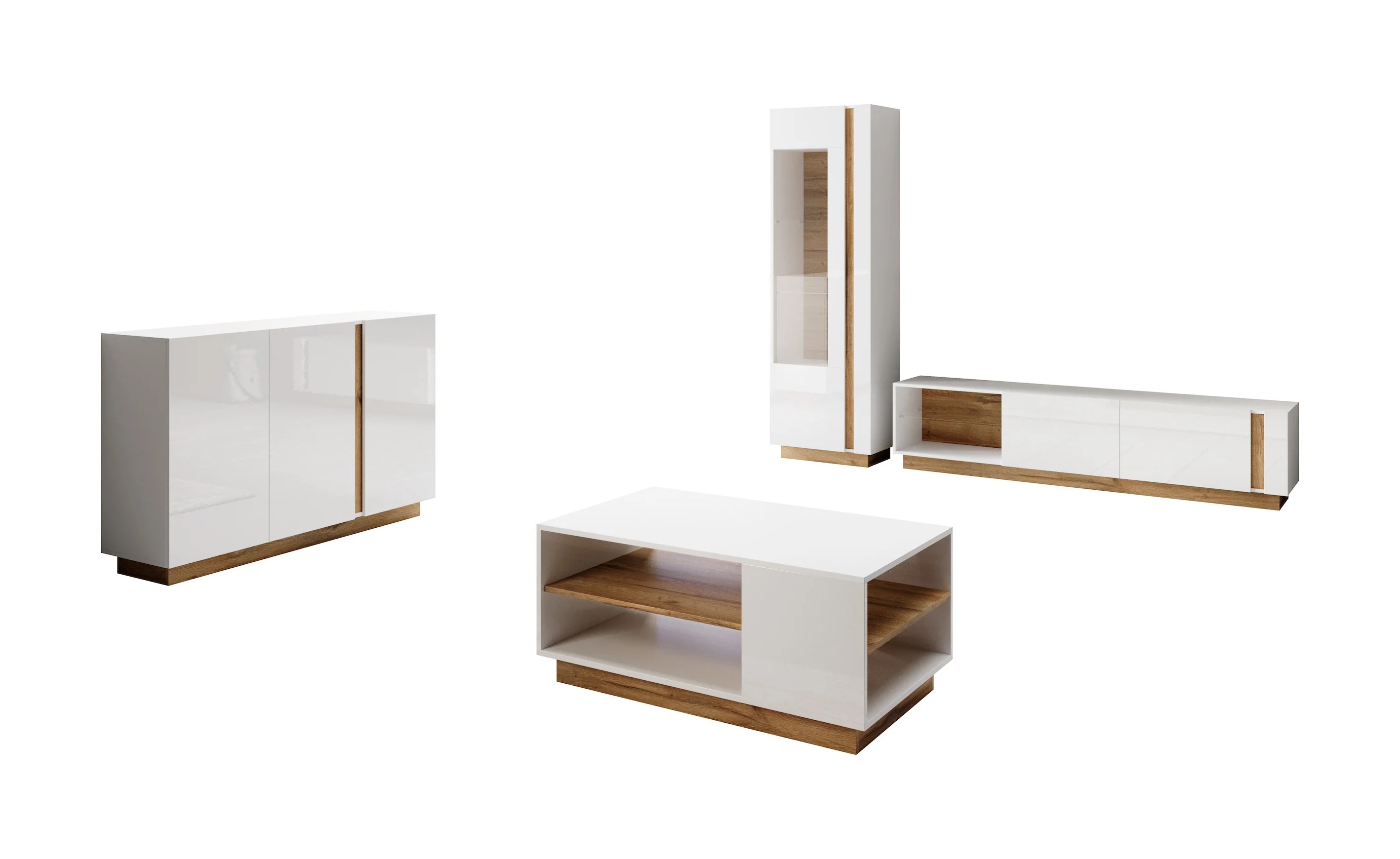 Ashley 2 - Woonkamer - Wit/eiken - Image 7