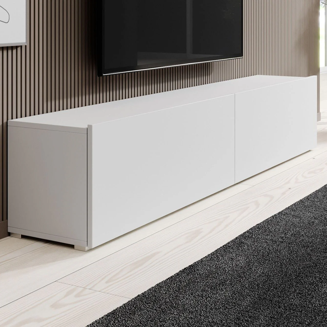 Asilento - TV-Meubel - Mat wit - 180 cm - Image 7