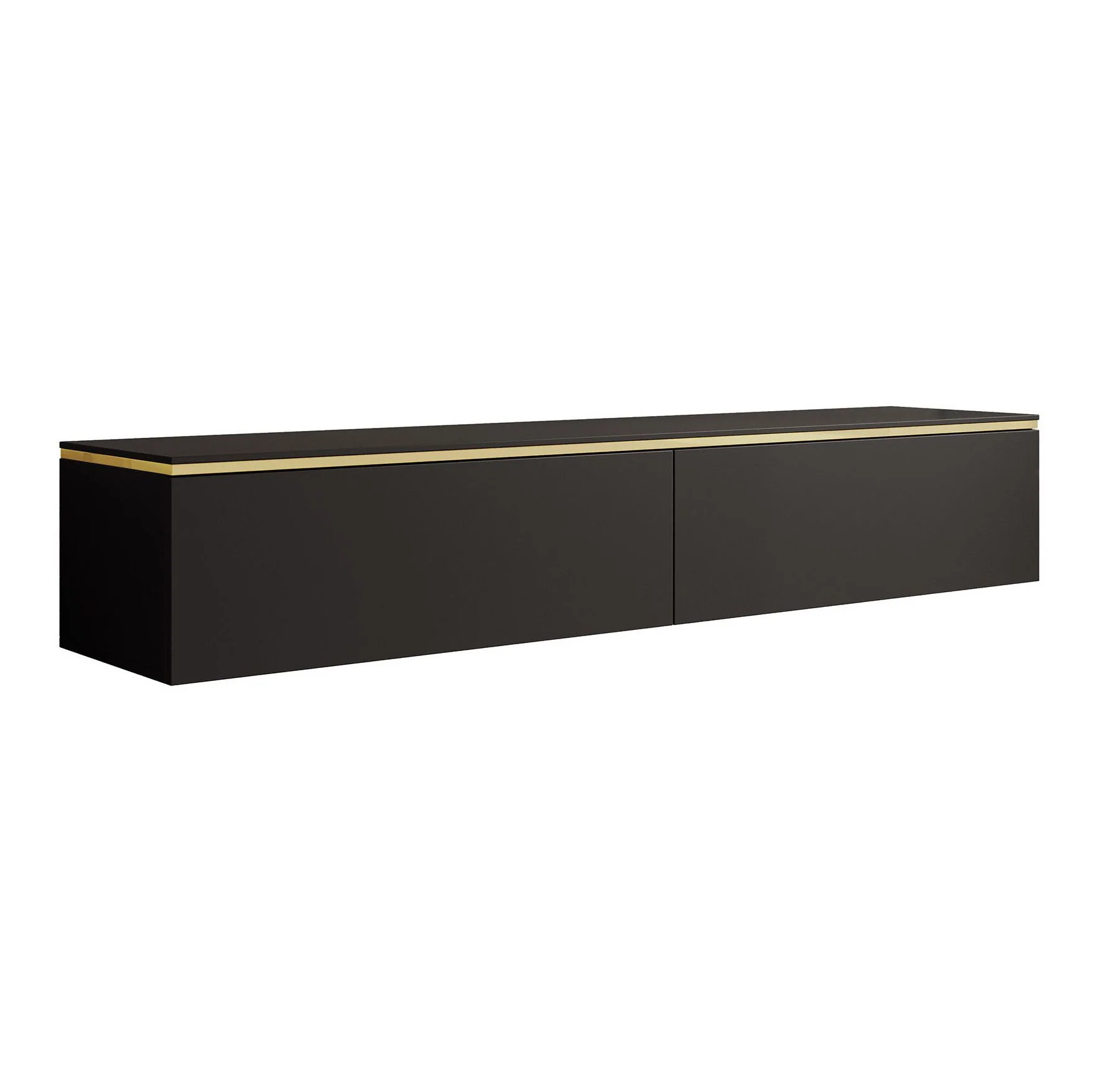 Assunta - TV-Meubel - Mat zwart - 180 cm - Image 6