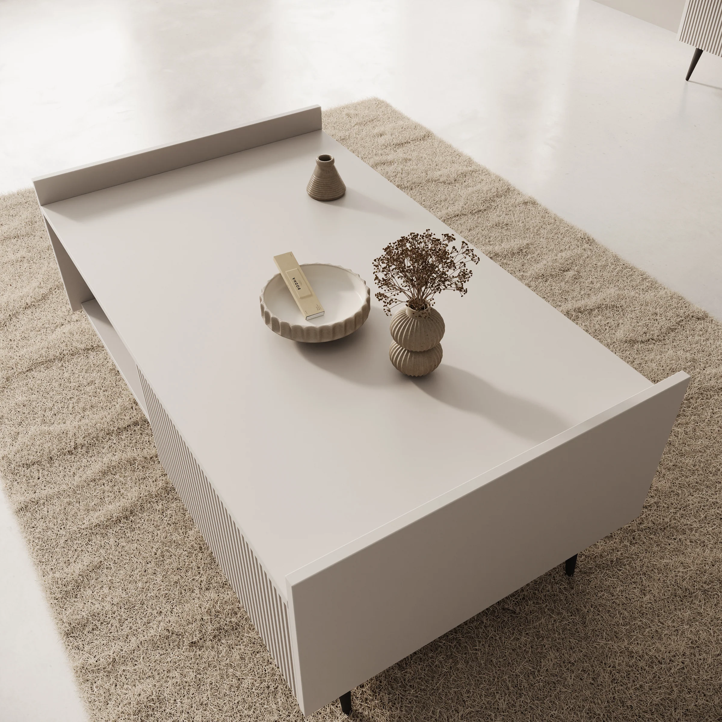 Asty - Salontafel - Beige - 100x60x45 cm - Image 4