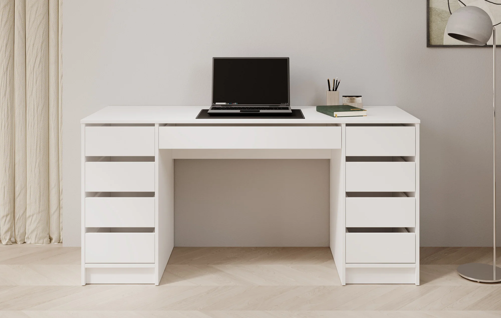 Avio 2 - Bureau - Wit - 154x55 cm - Image 3