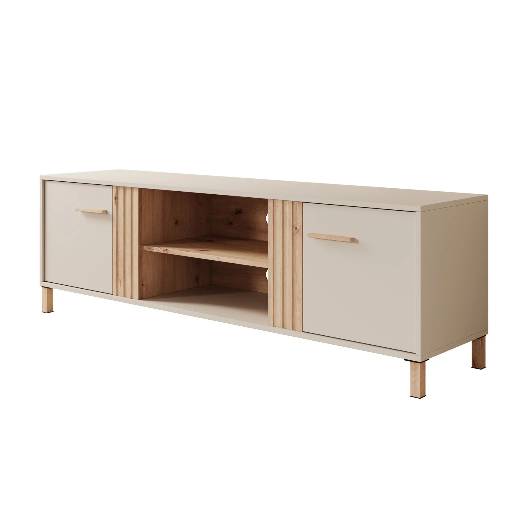 Bahia - TV-Meubel met 2 deuren  - Beige - 163 cm - Image 6