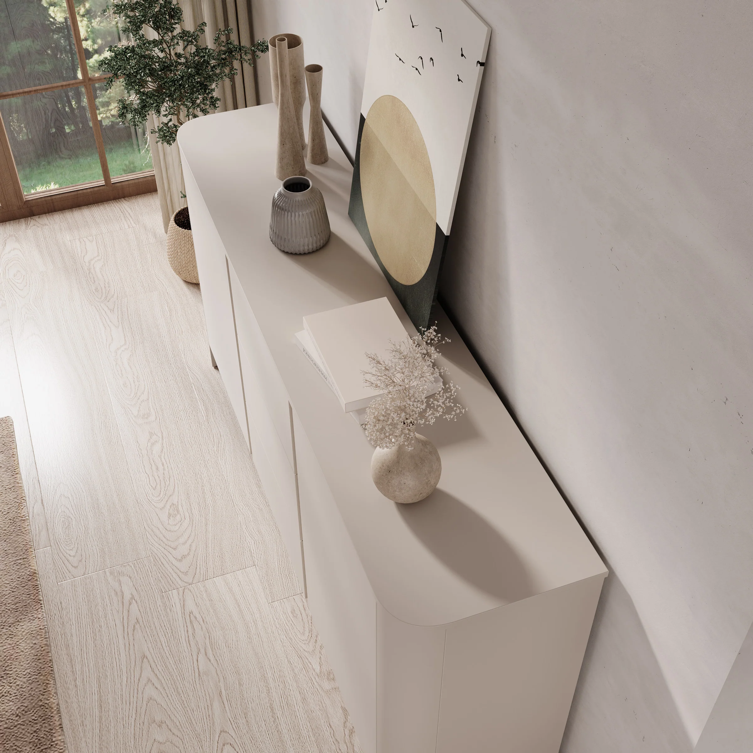 Barbados - Dressoir - Beige - 168x39x84 cm - Image 5