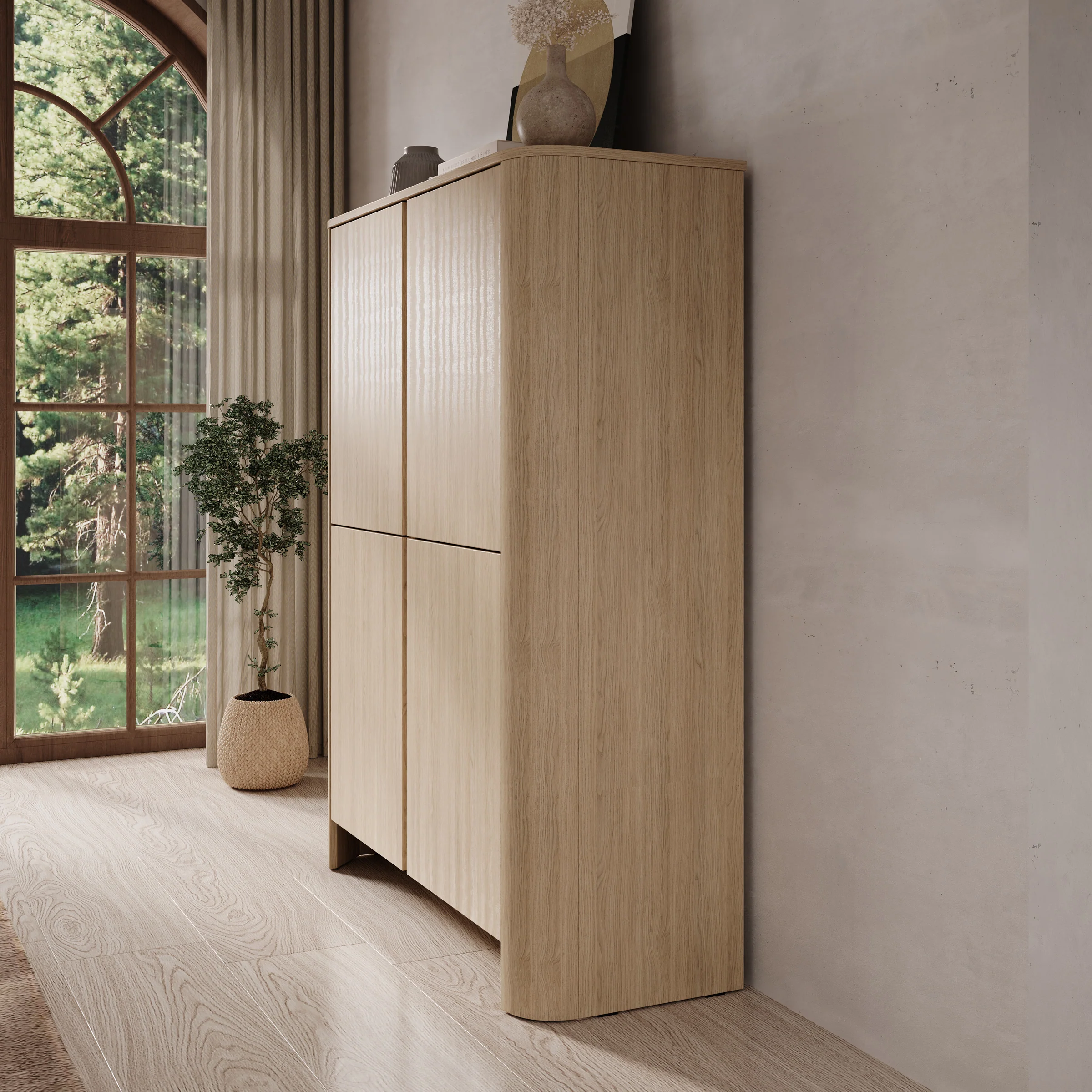 Barbados - Dressoir - Eiken - 103x39x132 cm - Image 4