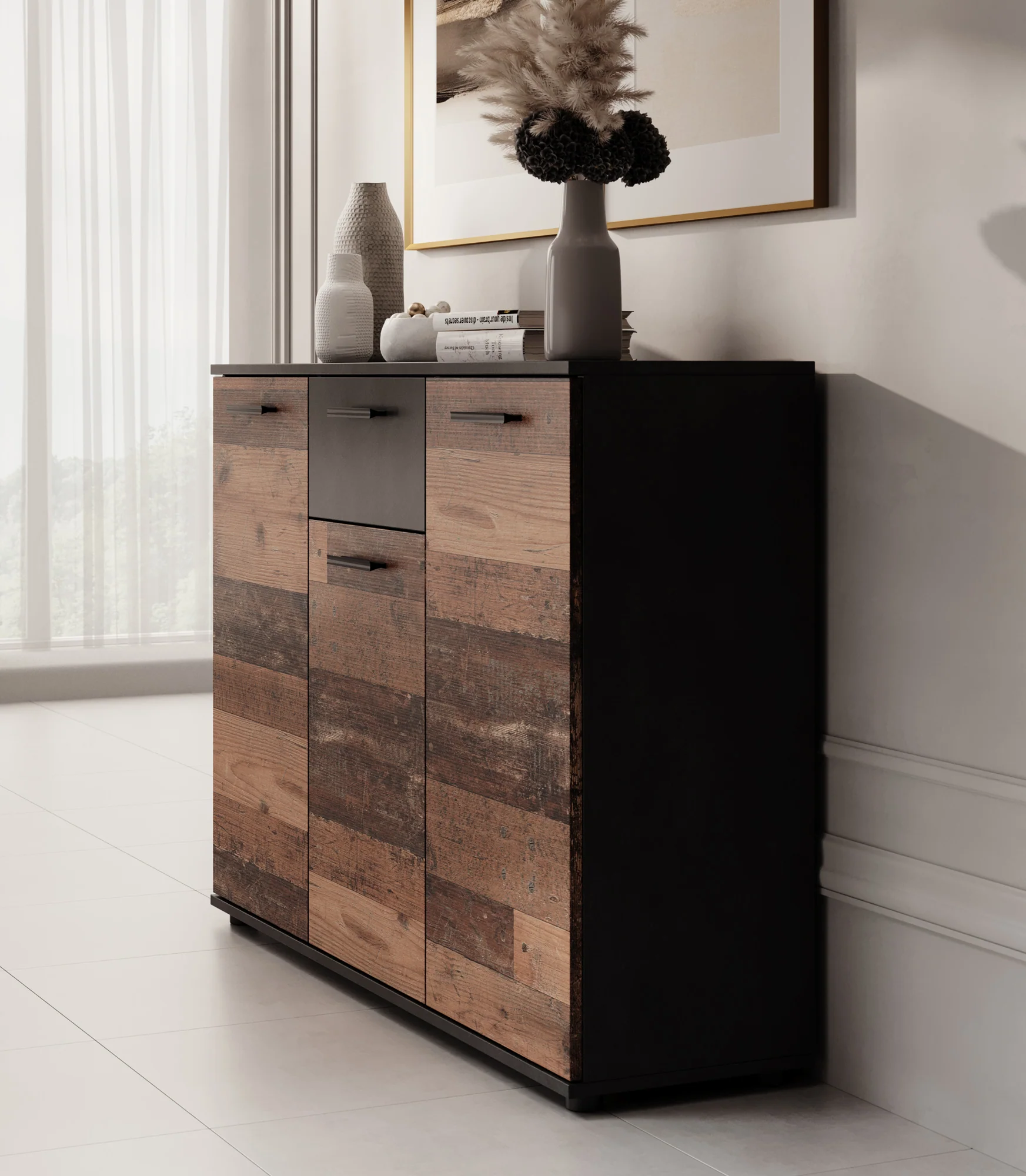 Bellini 2 - Dressoir - Donker/old wood - 120x33x85 cm - Image 4