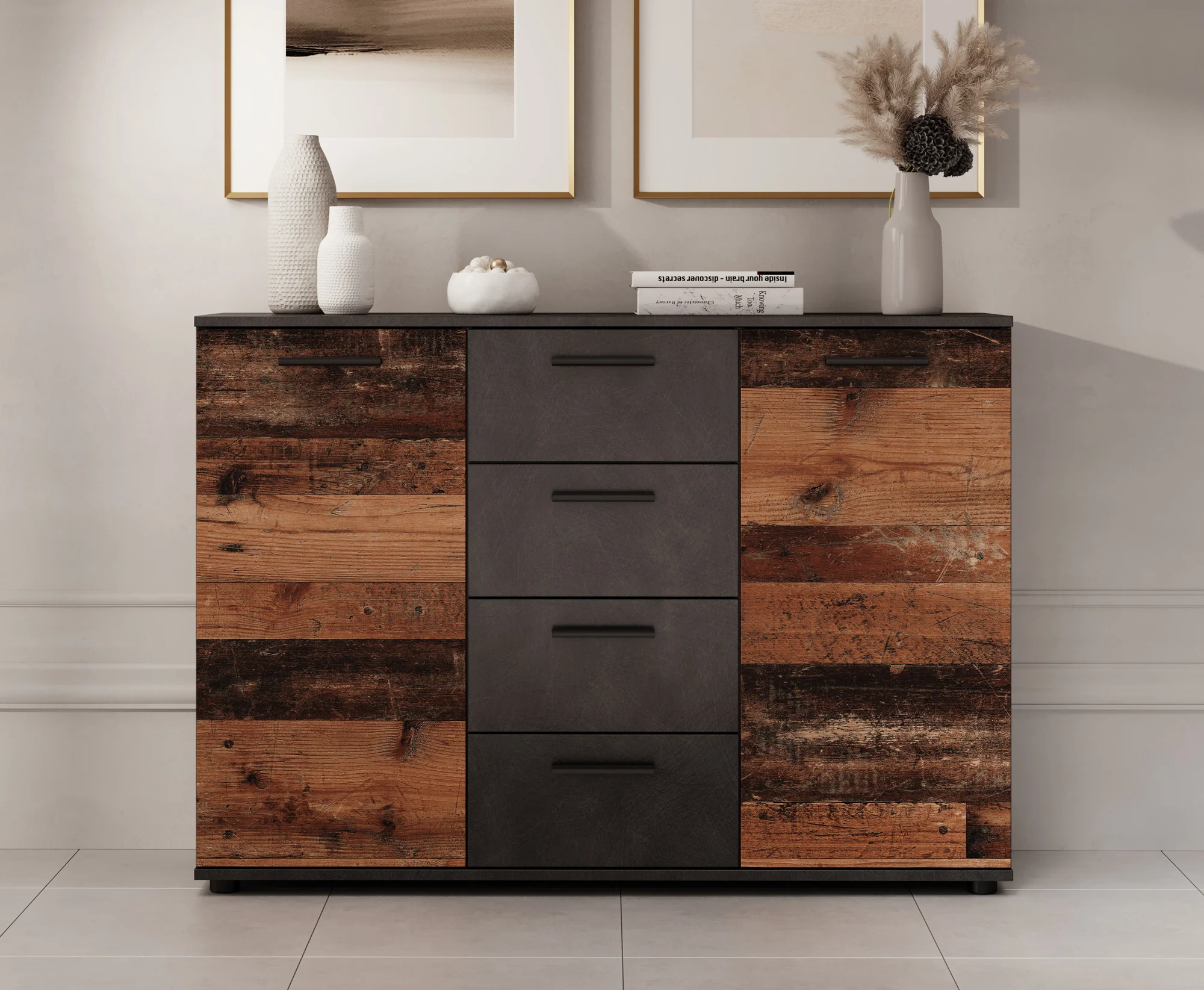 Bellini - Dressoir - Grijs - 120x33x85 cm - Image 2