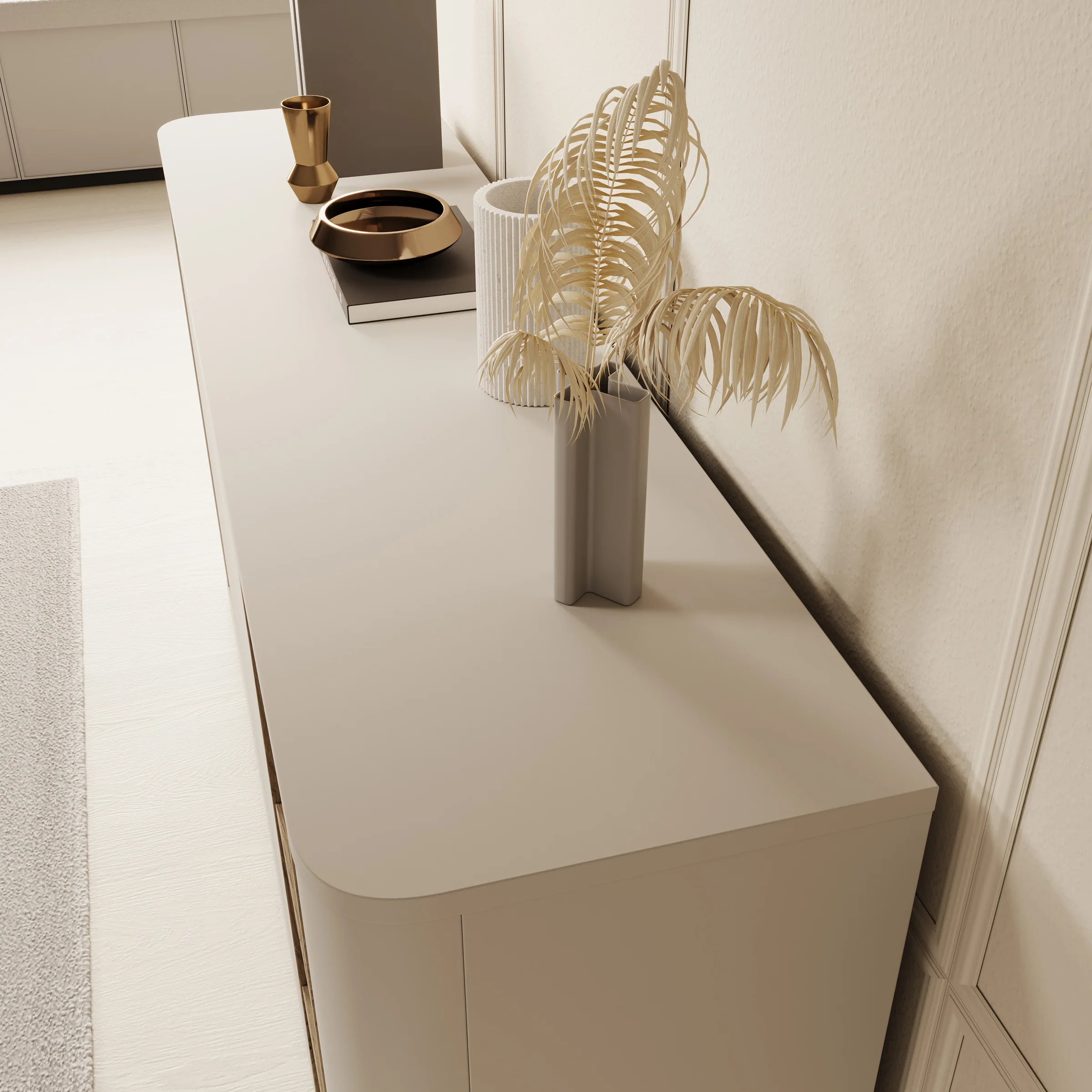 Bijou - Dressoir - Beige - 160x41x83 cm - Image 5