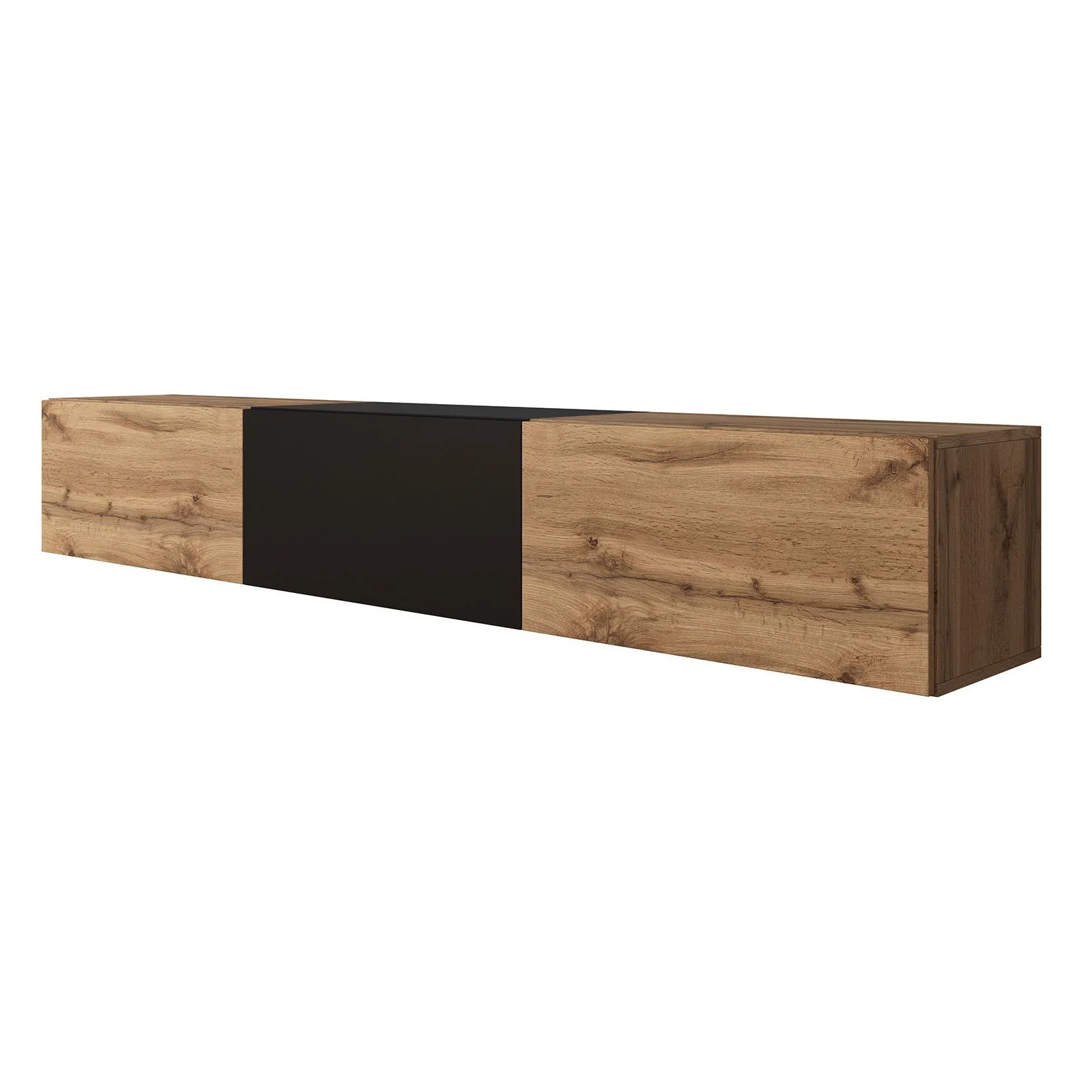 Bonzo - TV-Meubel - Eiken/zwart - 180x33x30 cm - Image 6