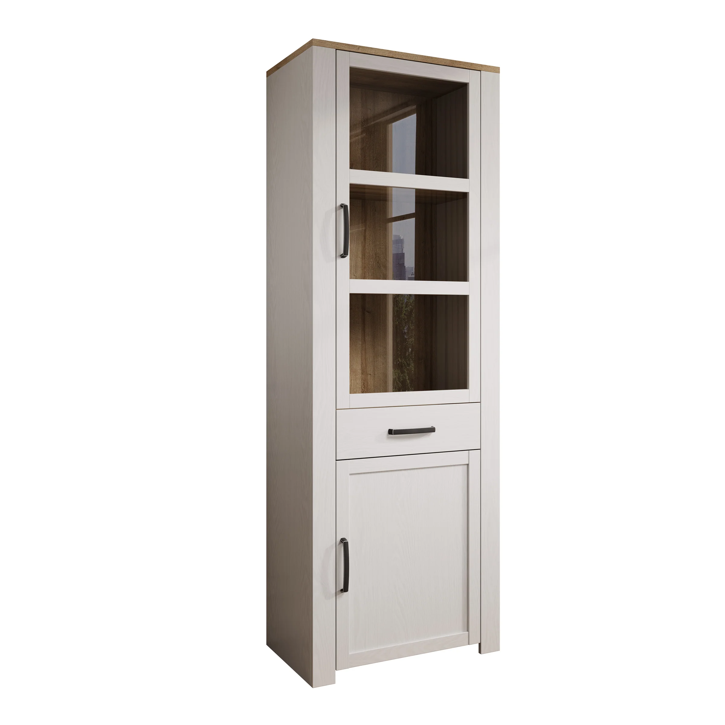 Borello - Buffetkast - Wit - 72x42x205 cm - Image 7