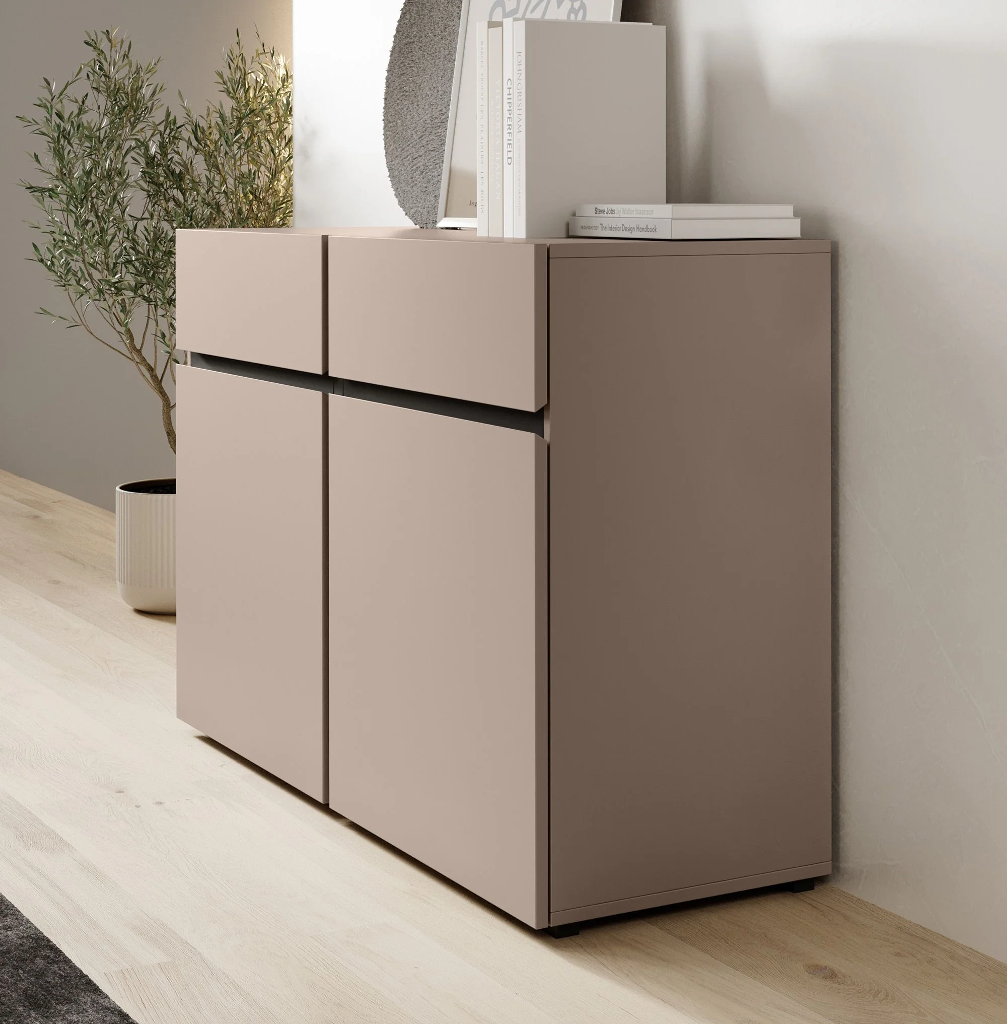 Cainan - Dressoir - Beige/zwart - 119x40x78 cm - Image 4
