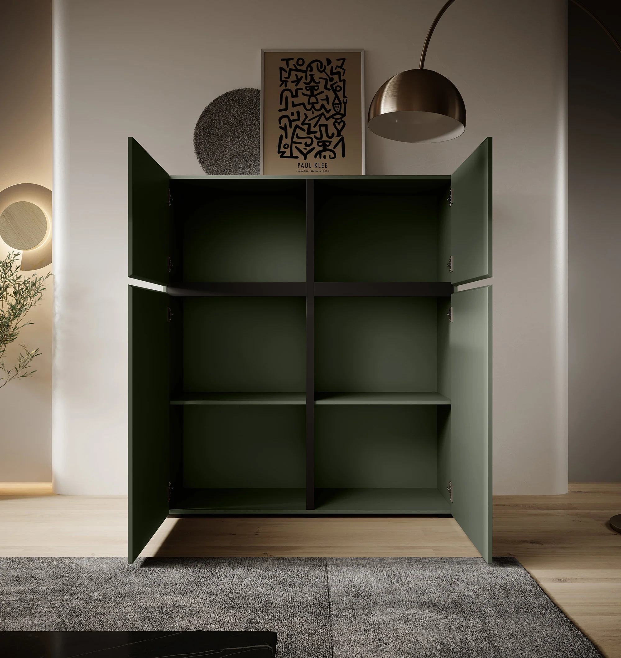 Cainan - Dressoir - Groen - 119x40x139 cm - Image 3