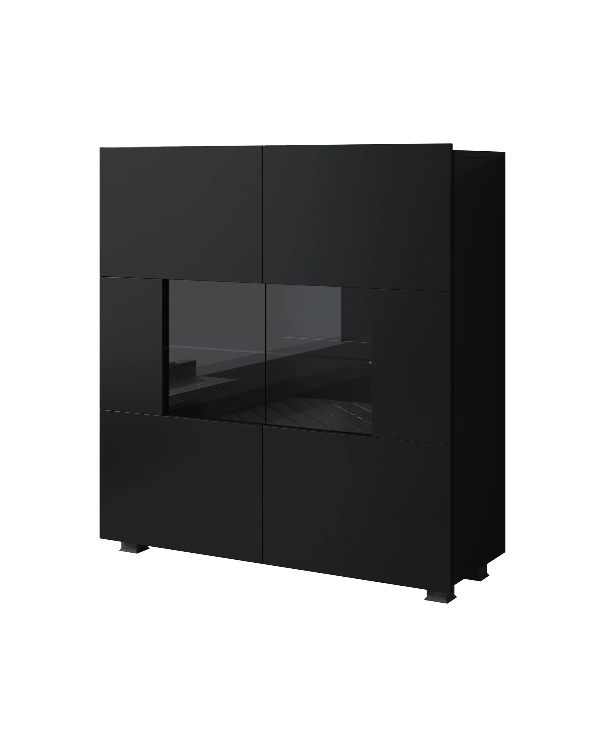 Calgary - Dressoir - Zwart - 100x35x107 cm - Image 6