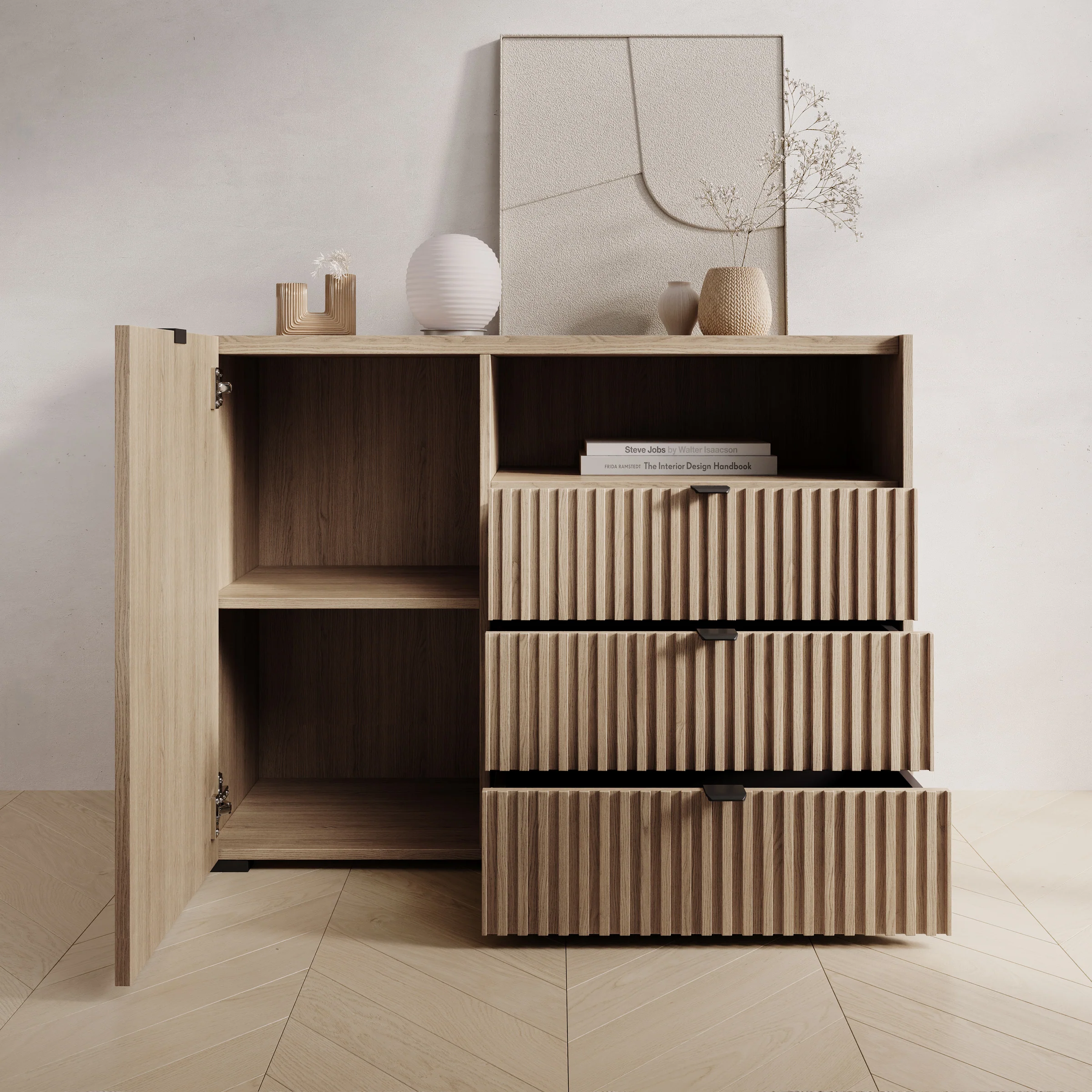 Callahan - Dressoir - Eiken - 106x40x80 cm - Image 2