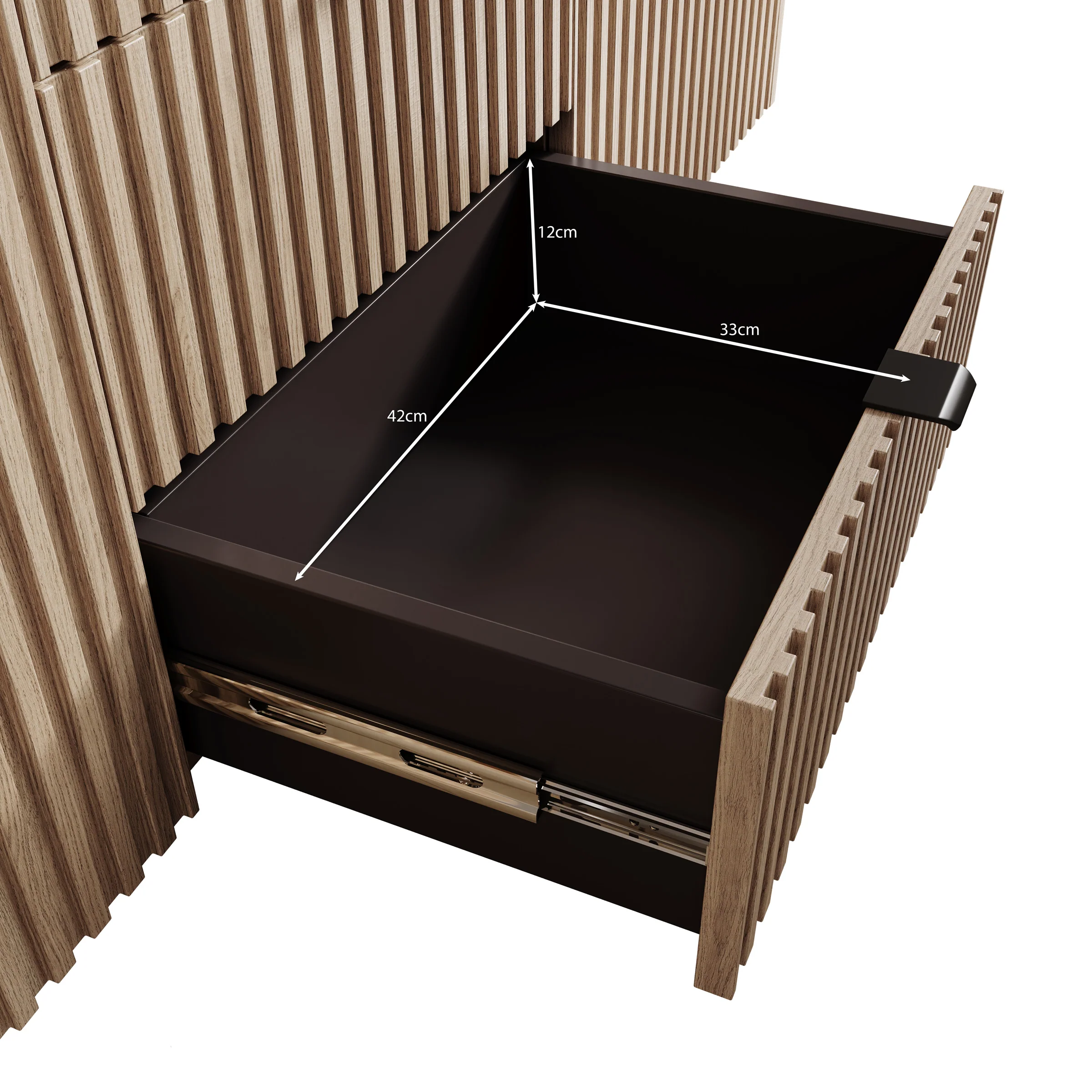 Callahan - Dressoir - Eiken - 150x40x80 cm - Image 7
