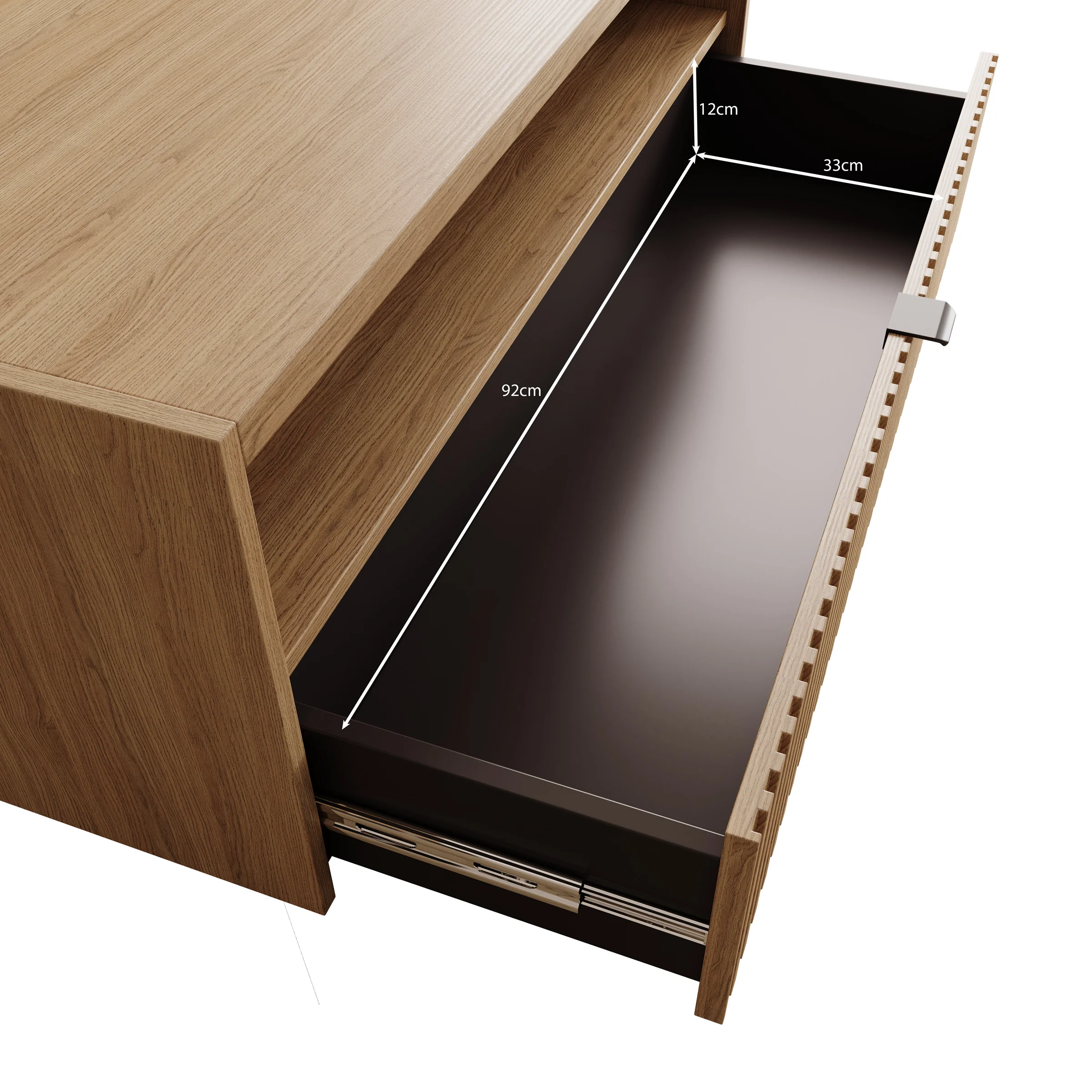 Callahan - Salontafel - Eiken - 100x65x42 cm - Image 6