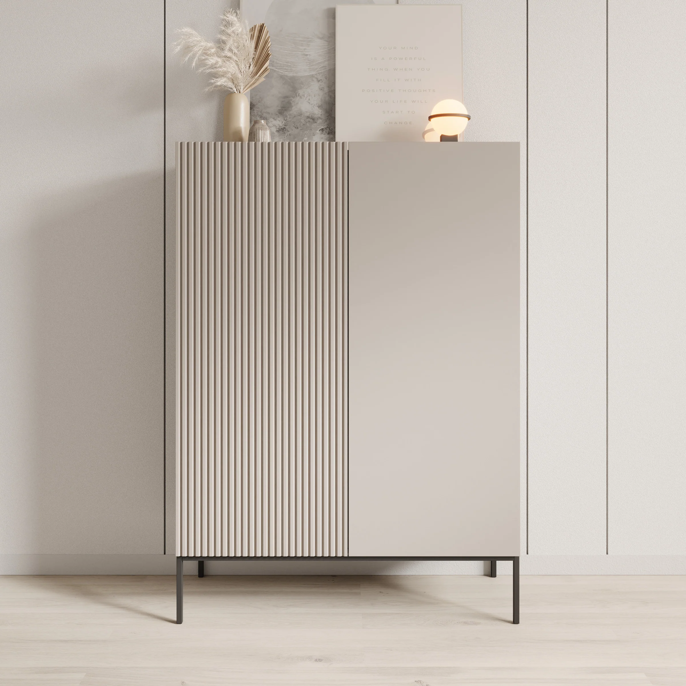 Capri - Dressoir - Beige - 100x42x140 cm - Image 3