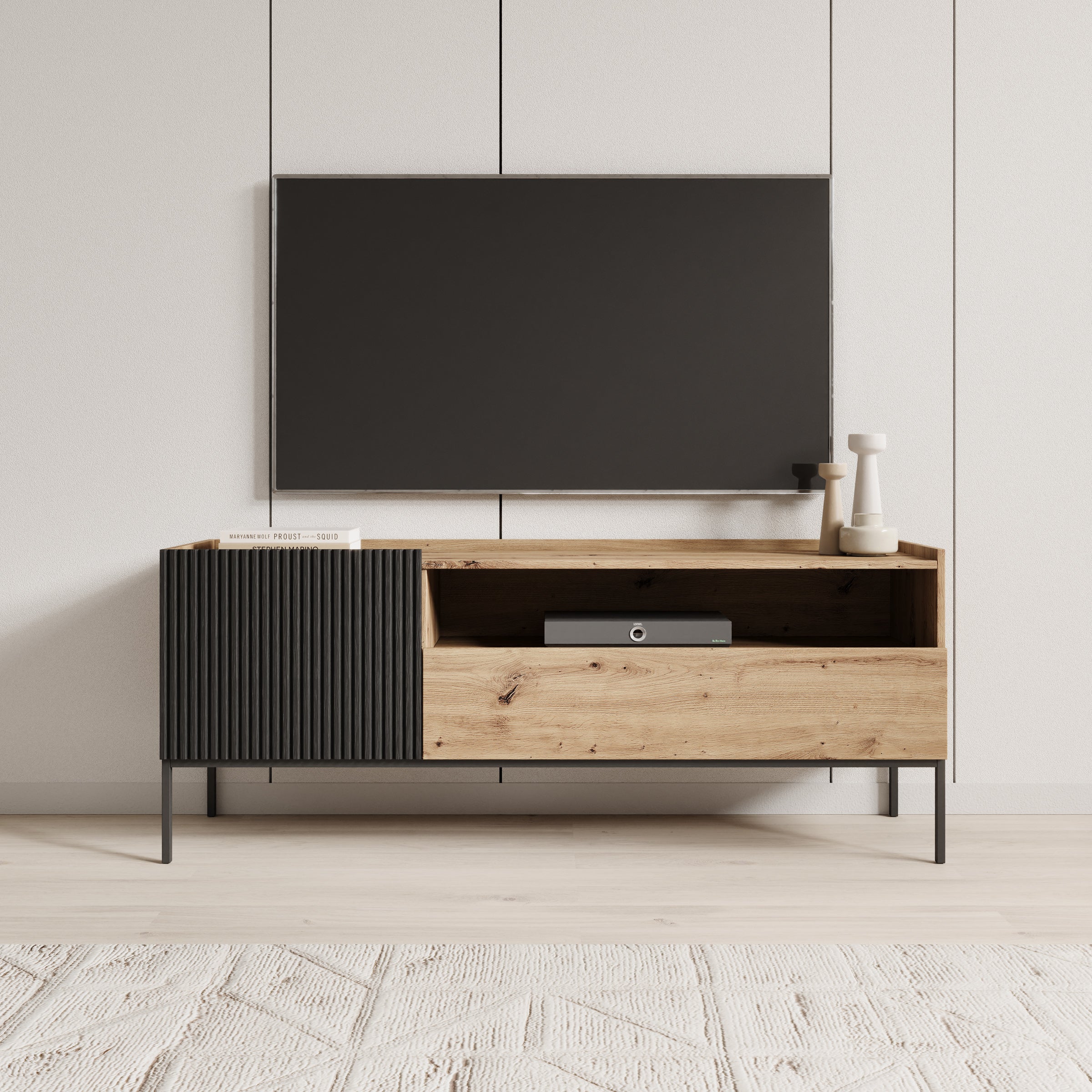Capri - TV-Meubel - Eiken - 150x42x60 cm - Image 3