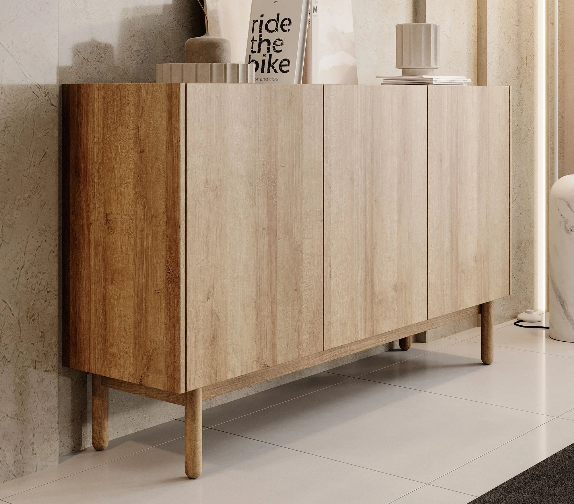 Cayenne 2 - Dressoir - Eiken - 144x37x83 cm - Image 4