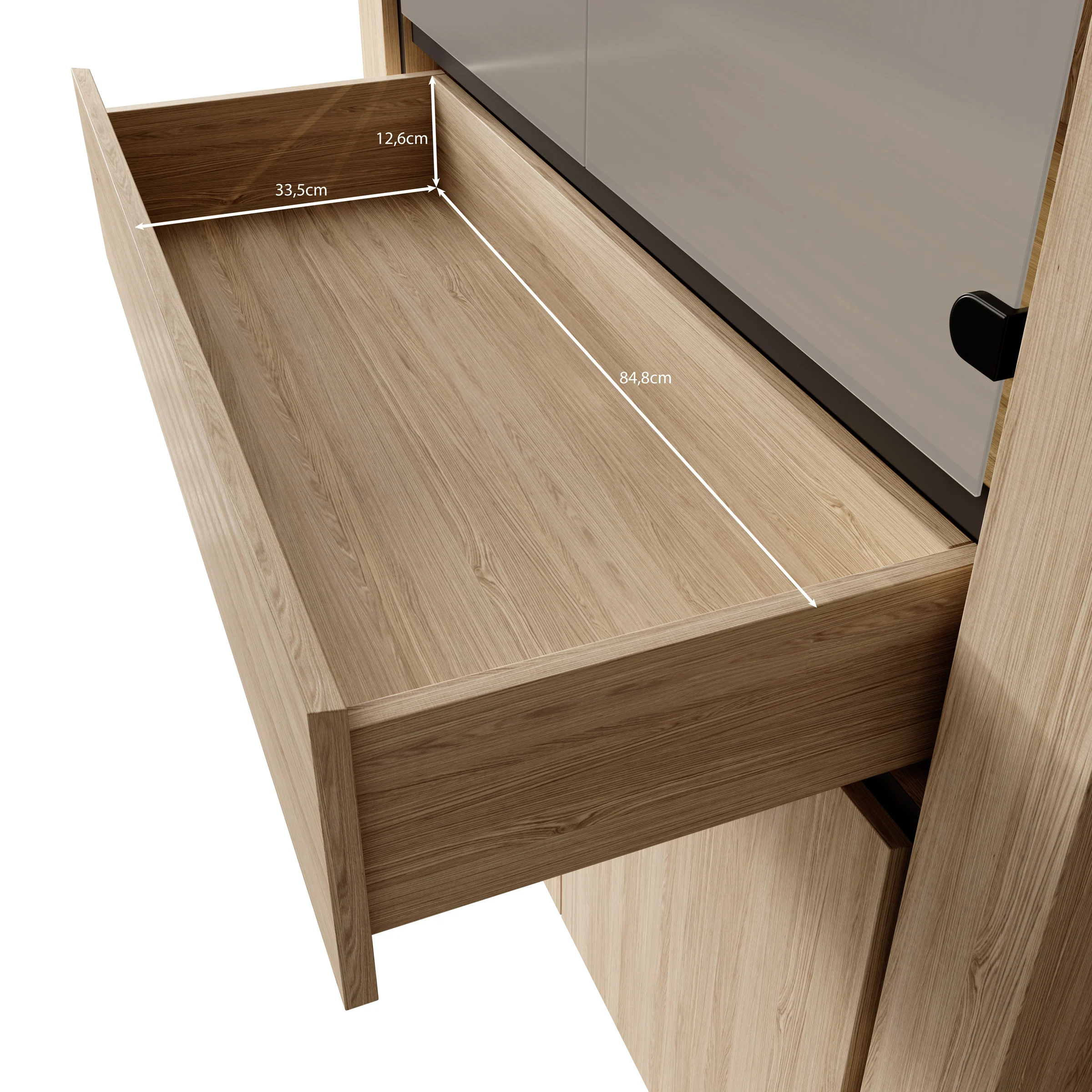 Cayuga - Buffetkast - Eiken - 113x41x185 cm - Image 6