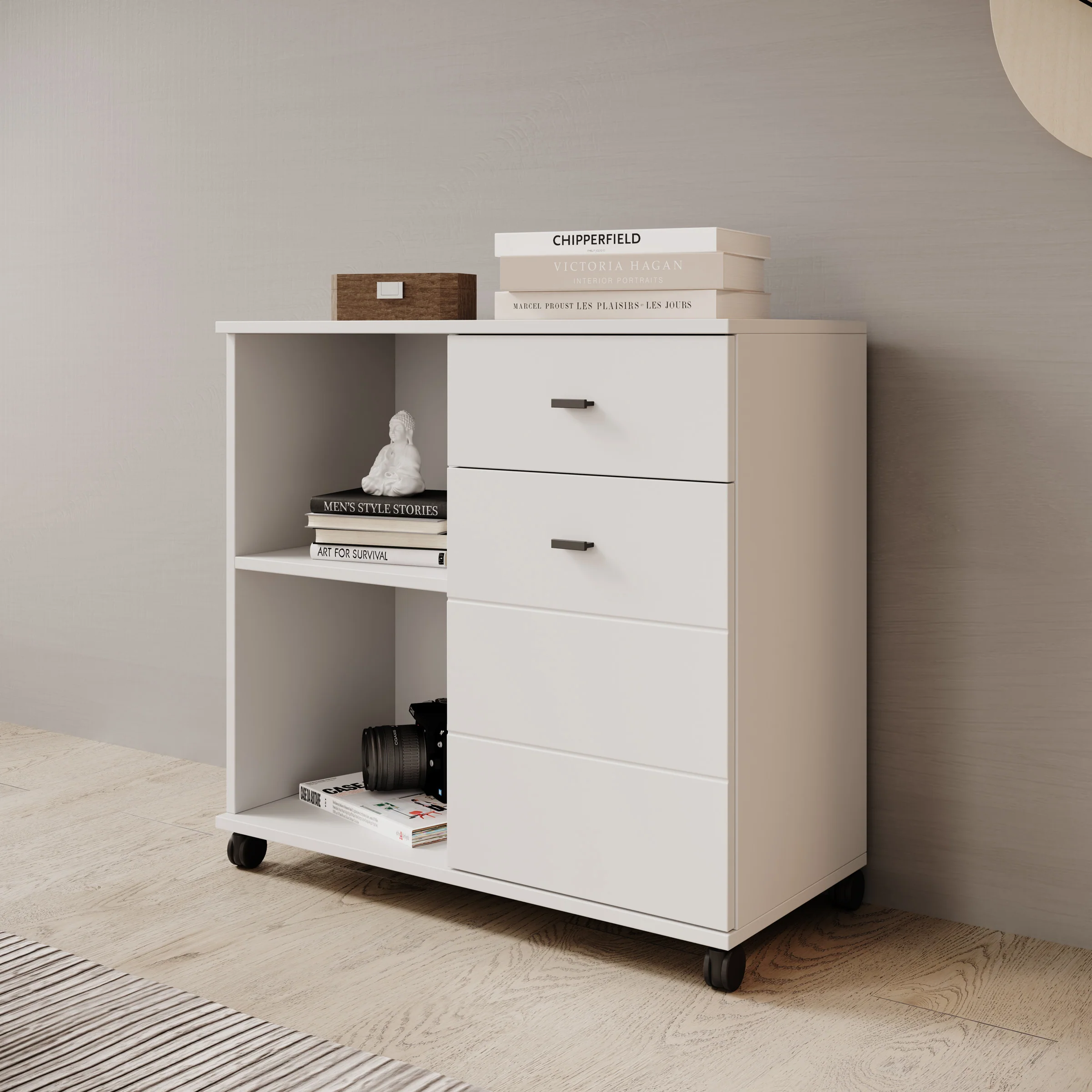 Celeste - Dressoir - Wit - 77x35x73 cm