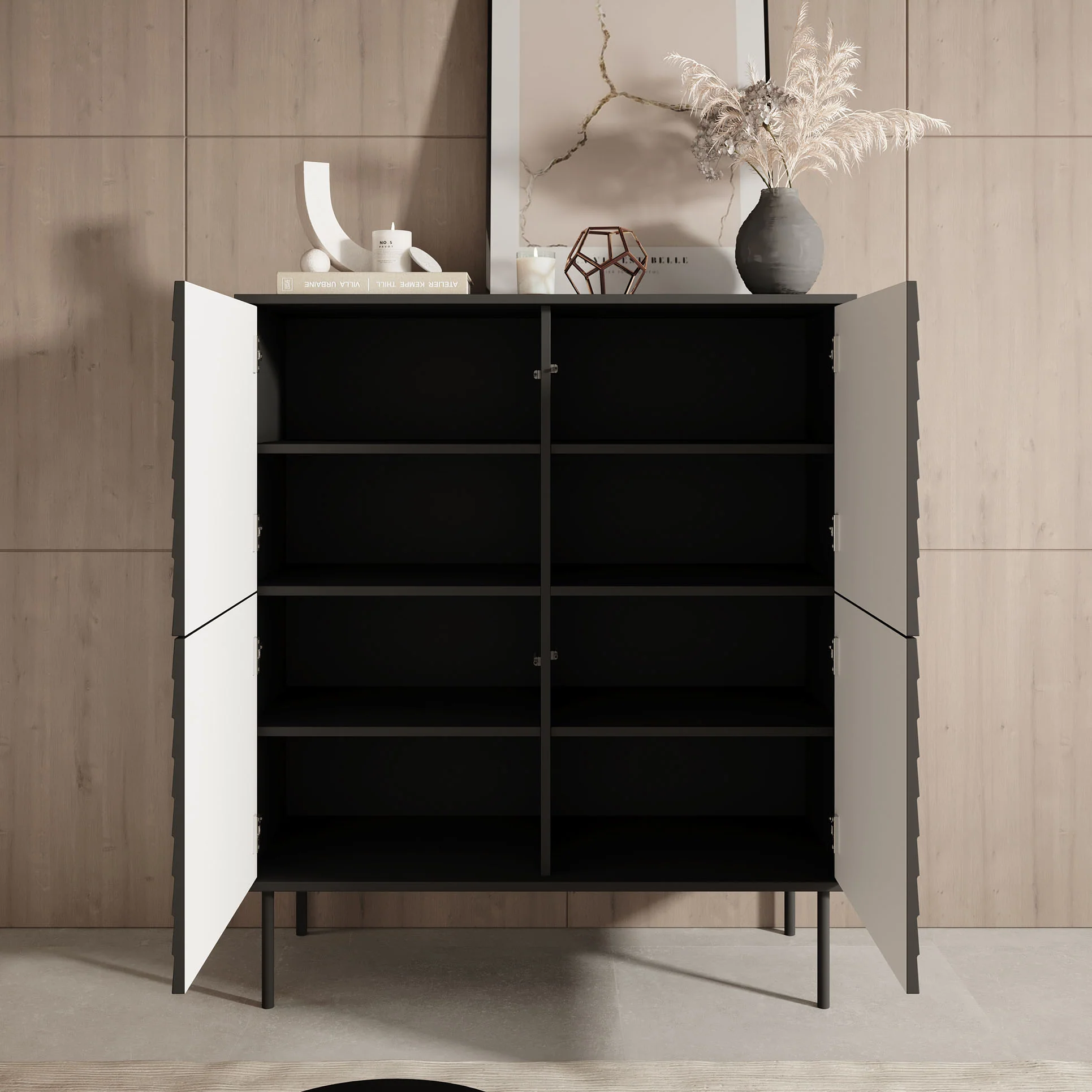 Cordoba - Dressoir - Zwart - 102x40x118 cm - Image 2