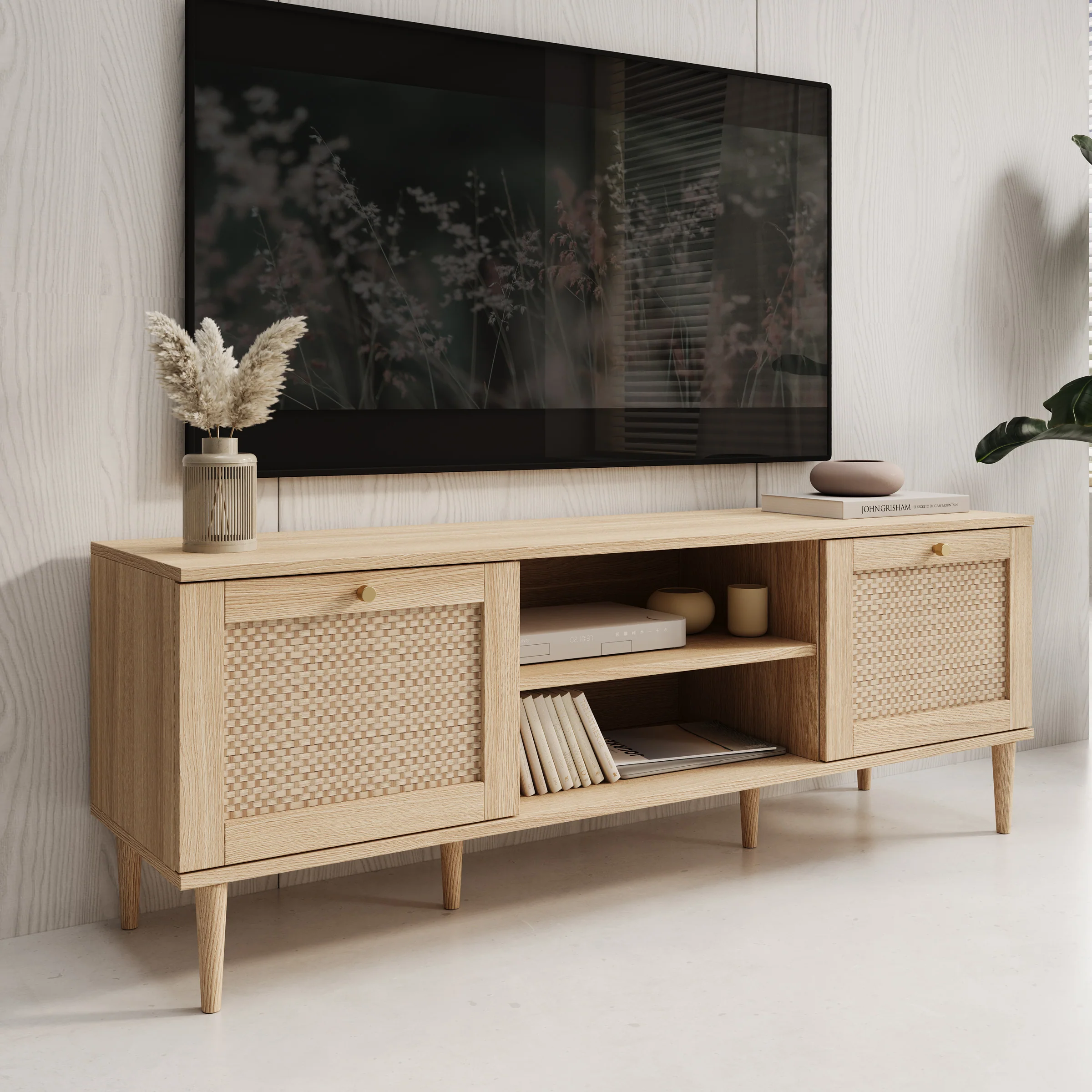 Crimson - TV-Meubel - Eiken - 160x41x58 cm