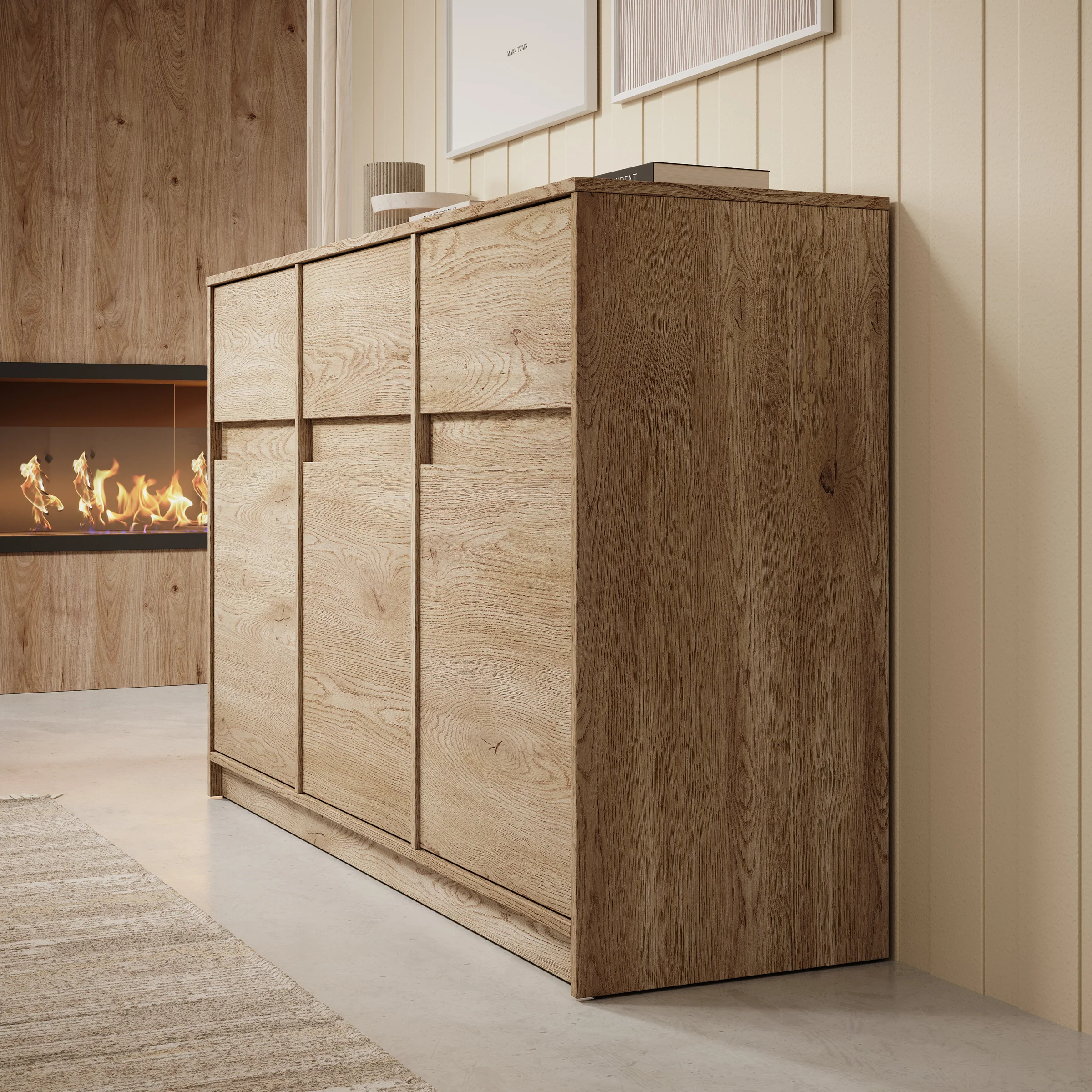 Cuarto 2 - Dressoir - Eiken - 138x40x87 cm - Image 4