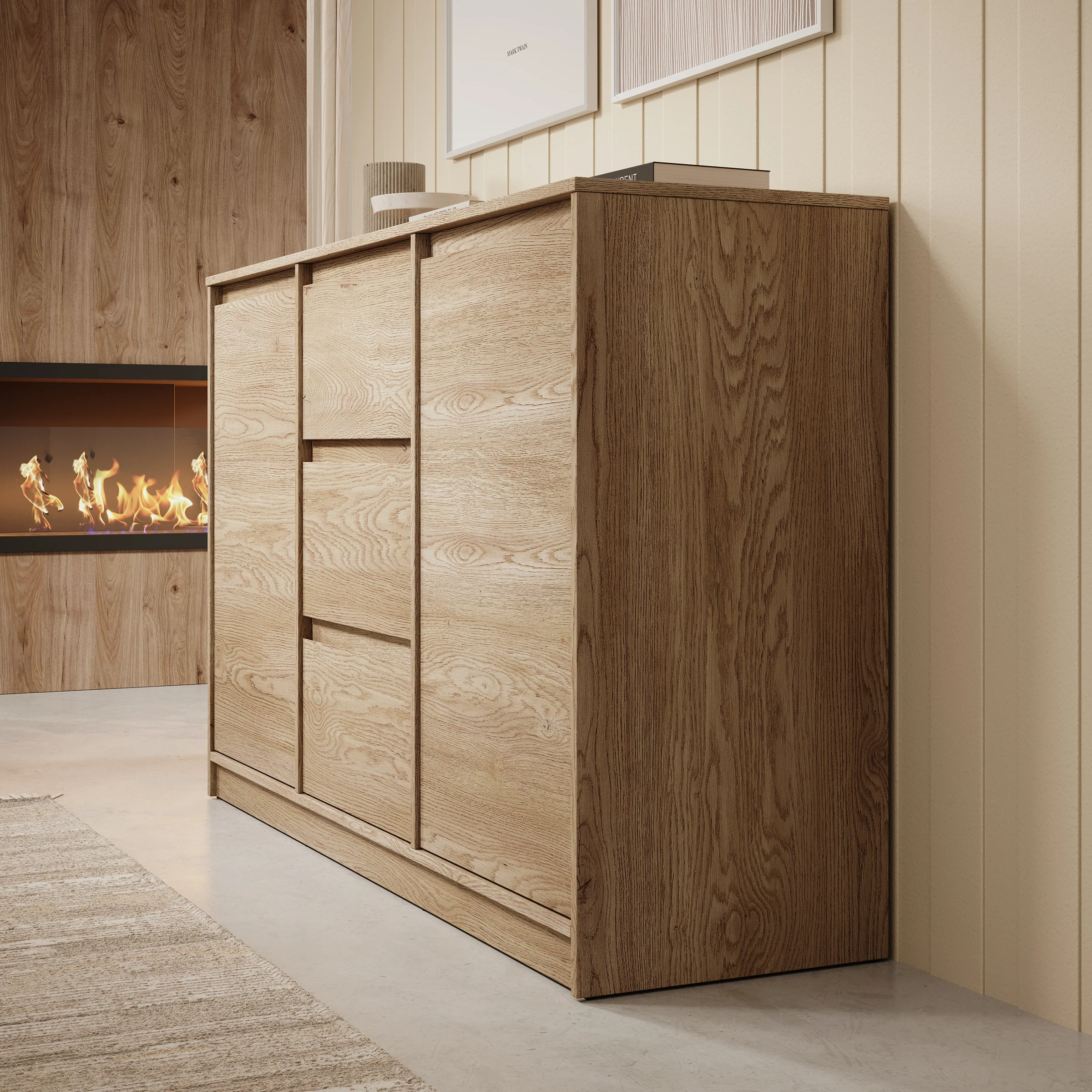 Cuarto - Dressoir - Eiken - 138x40x87 cm - Image 4