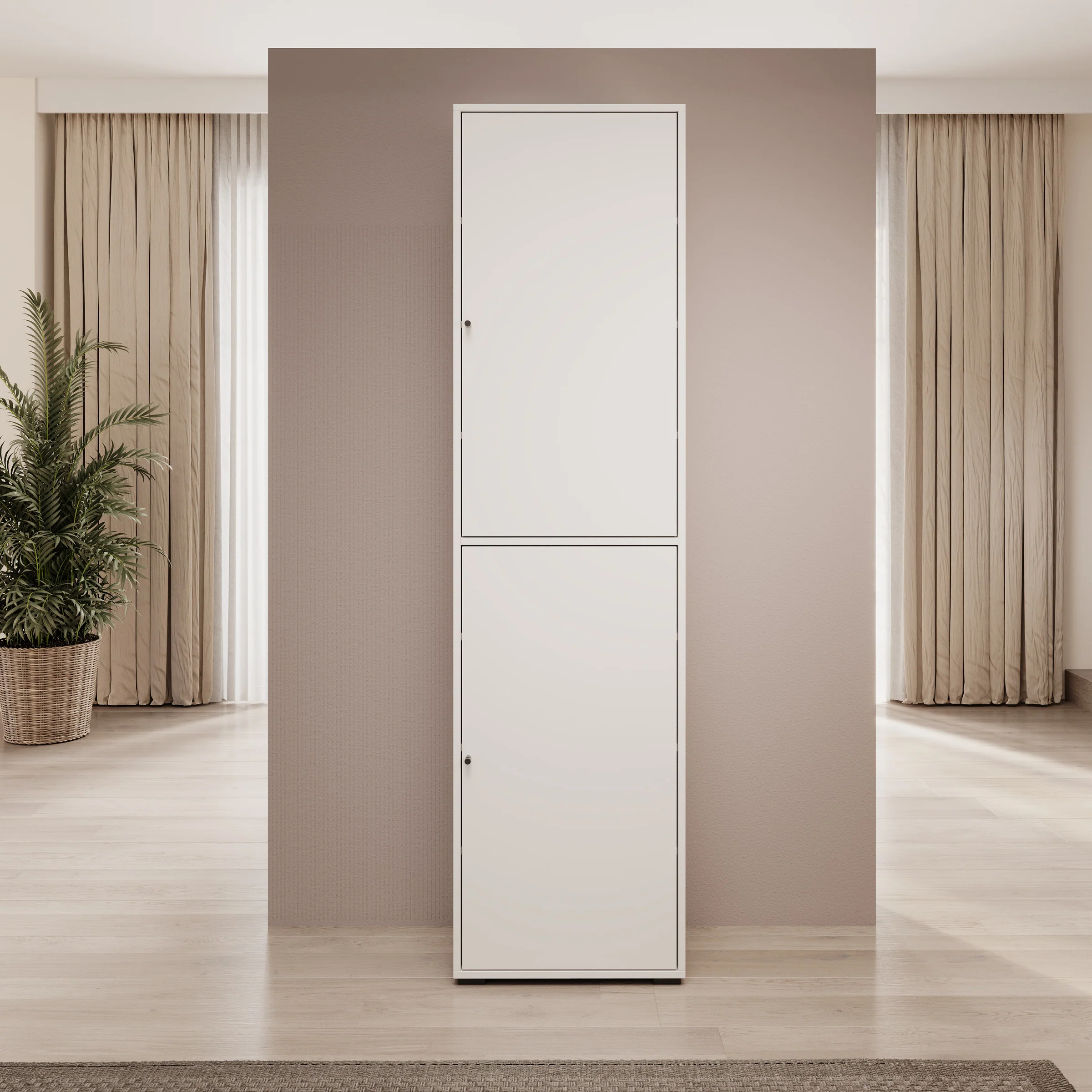 Deacon - Schoenenkast - Wit - 50x33x190 cm - Image 3