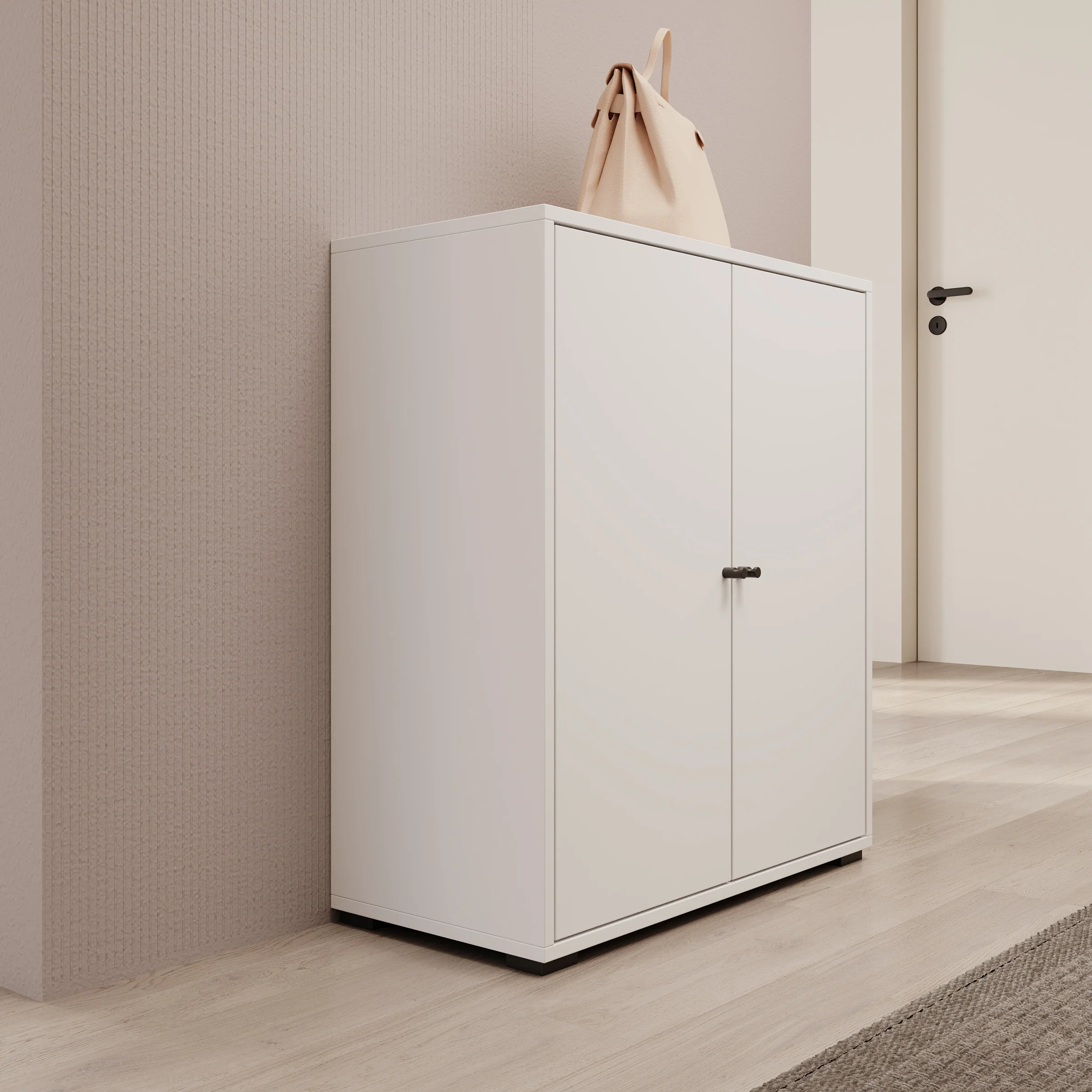 Deacon - Schoenenkast - Wit - 70x33x78 cm - Image 4