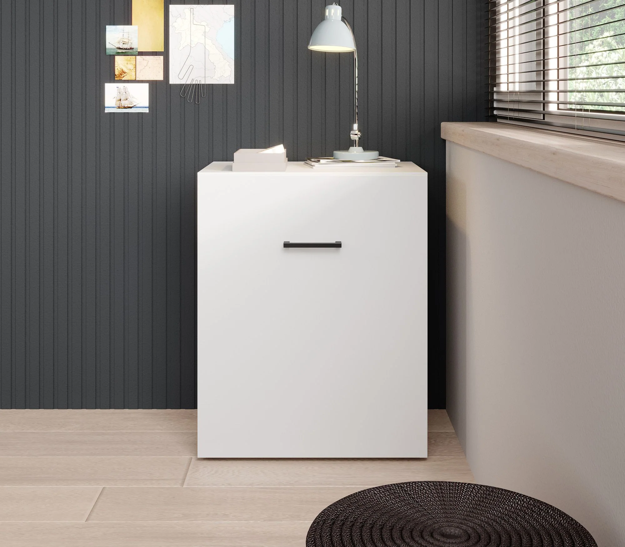 Dice - Bureau - Wit - 132x60 cm - Image 5
