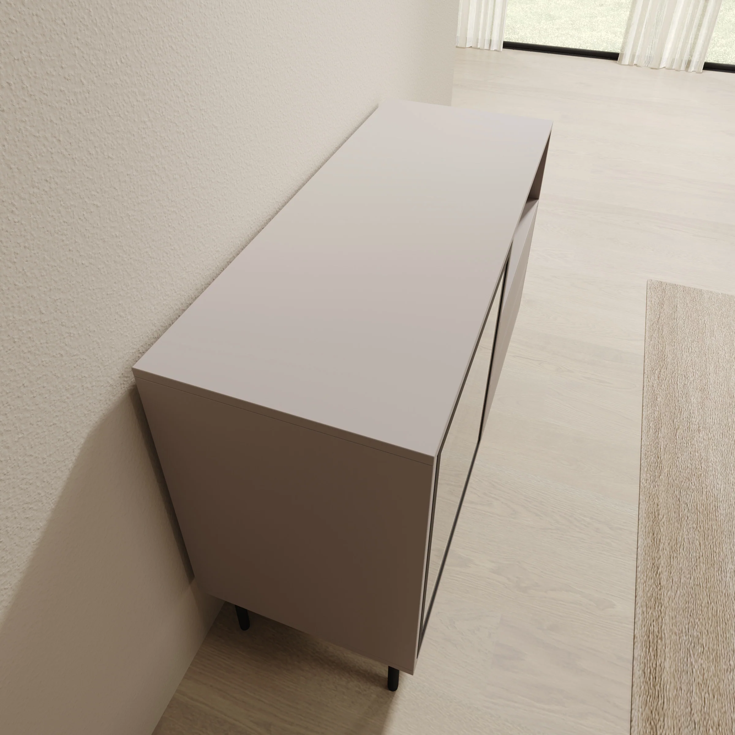 Dimora - Dressoir - Beige - 100x40x80 cm - Image 5