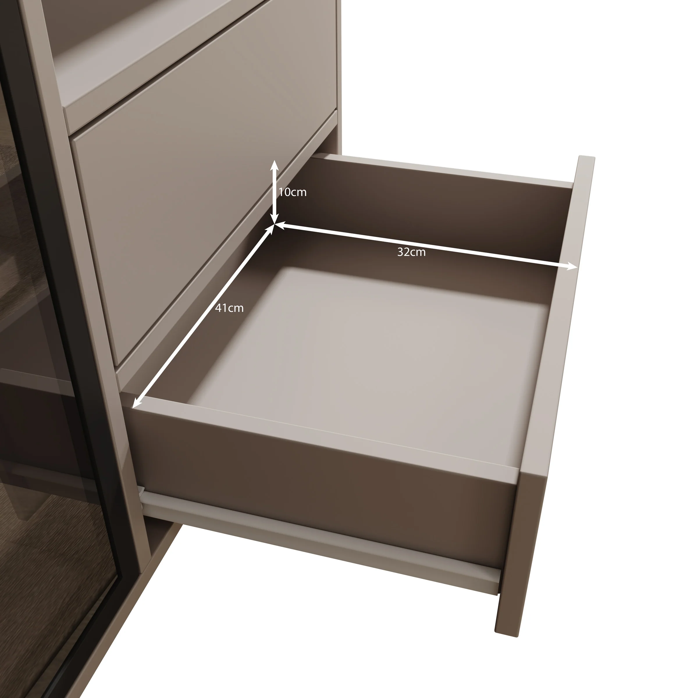 Dimora - Dressoir - Beige - 100x40x80 cm - Image 7