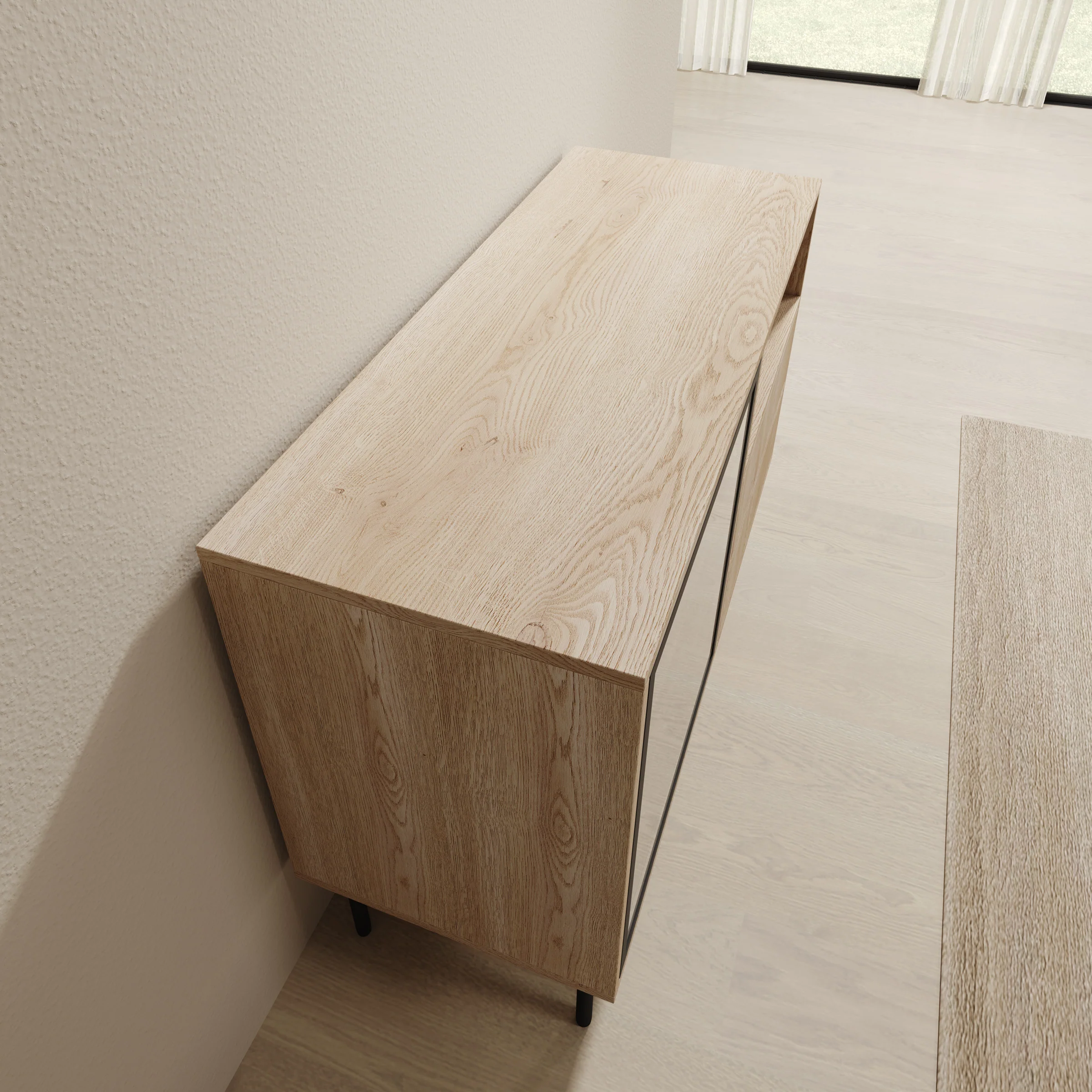 Dimora - Dressoir - Eikenpatroon - 100x40x80 cm - Image 5