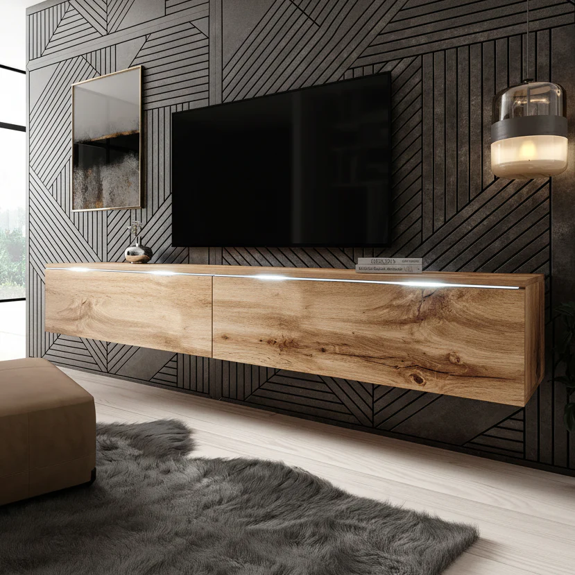 Dixon - TV-Meubel - Eiken - 180 cm