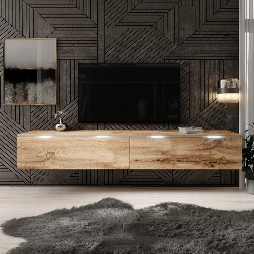 Dixon - TV-Meubel - Eiken - 180 cm - Image 2