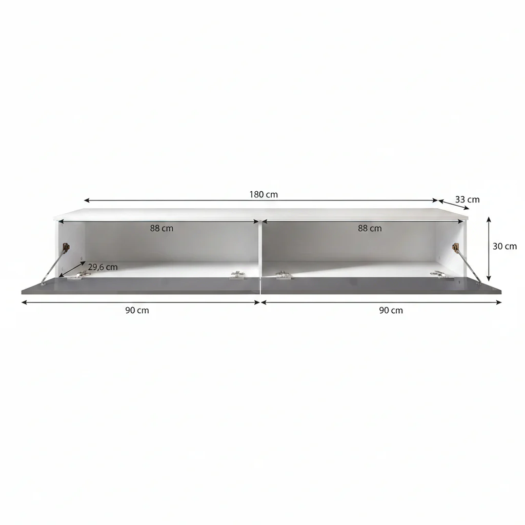 Dixon - TV-Meubel - Eiken - 180 cm - Image 6