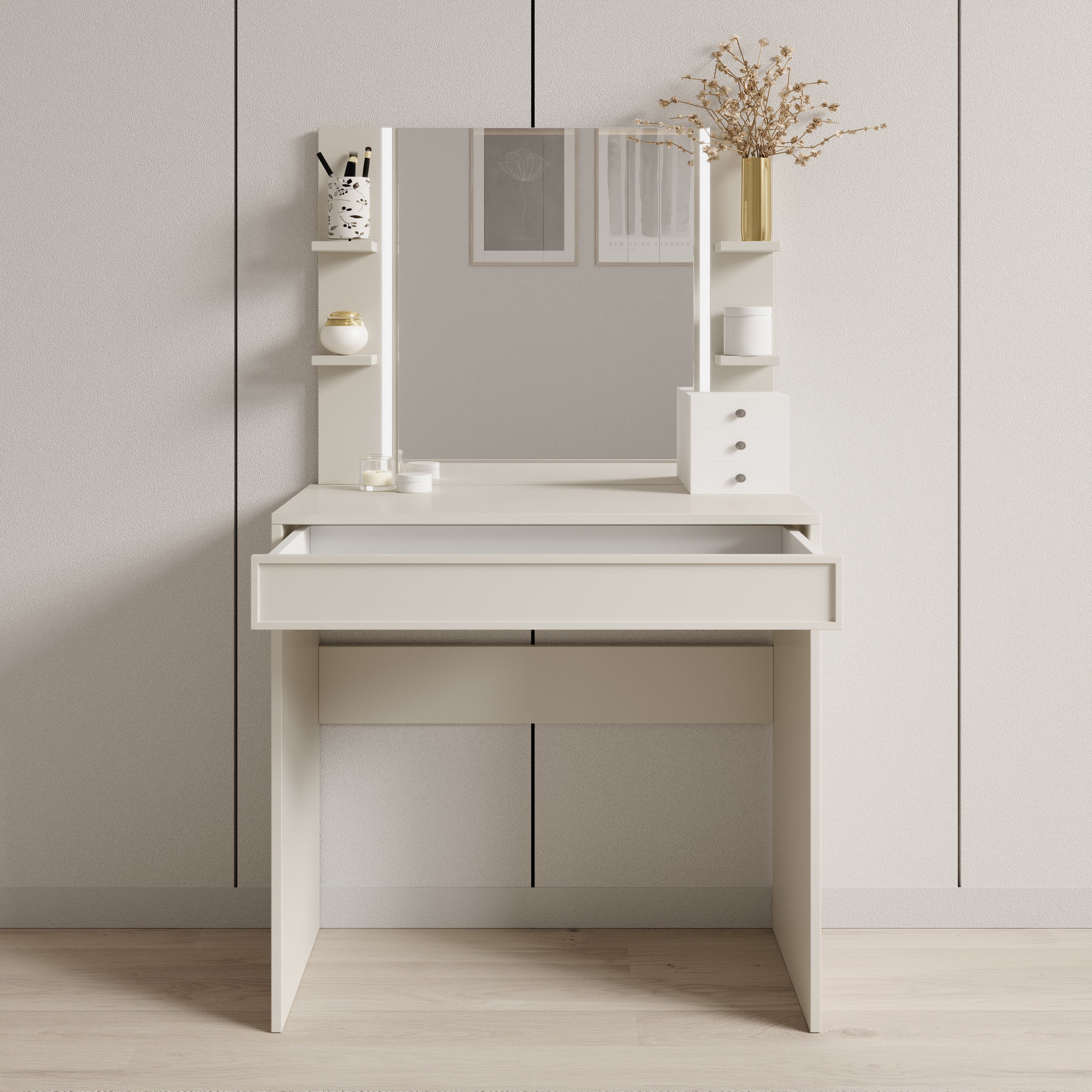 Dominica - Kaptafel - Beige - 80x40x136 cm - Image 2