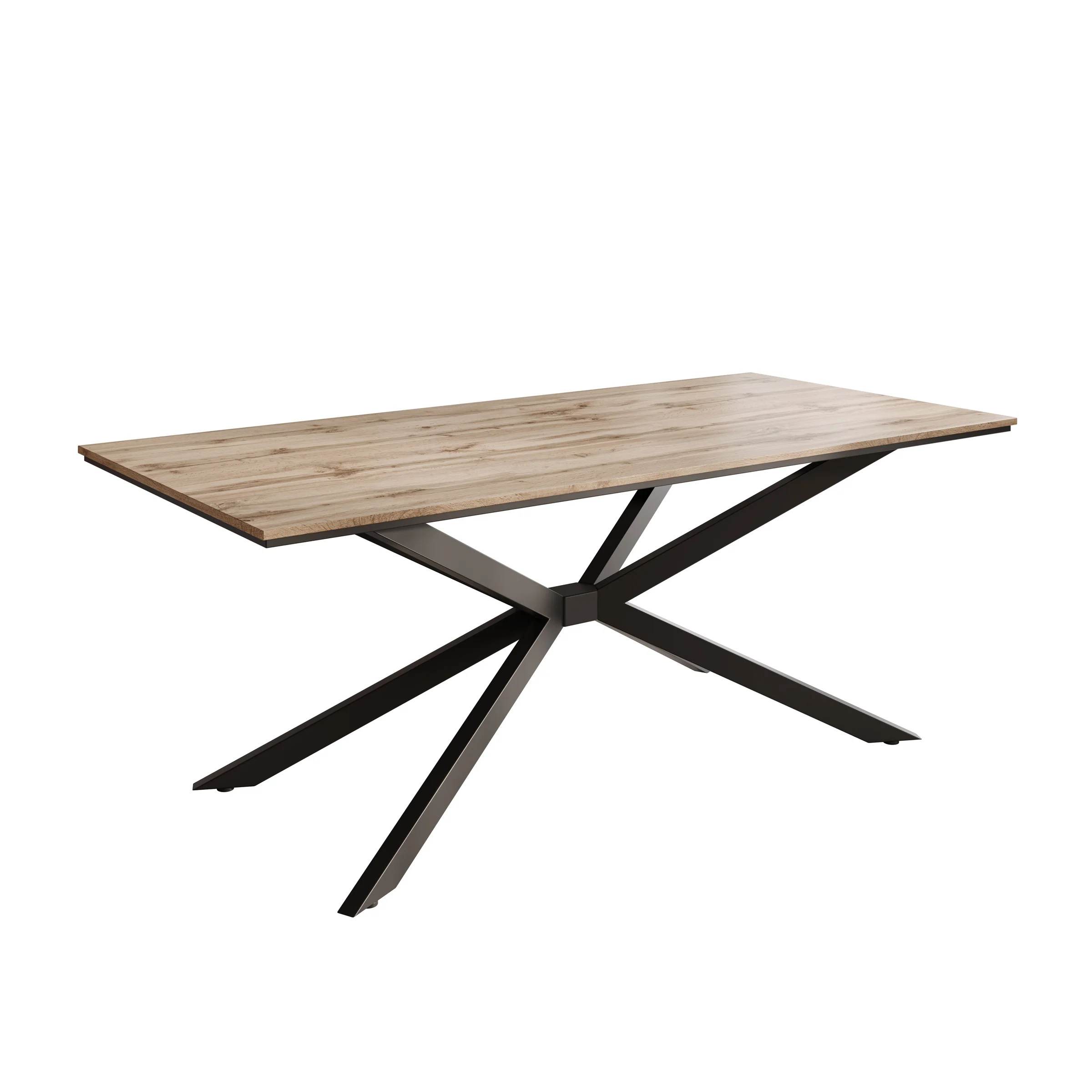Faithley - Eetkamertafel - Eiken - 190x90x74 cm - Image 5